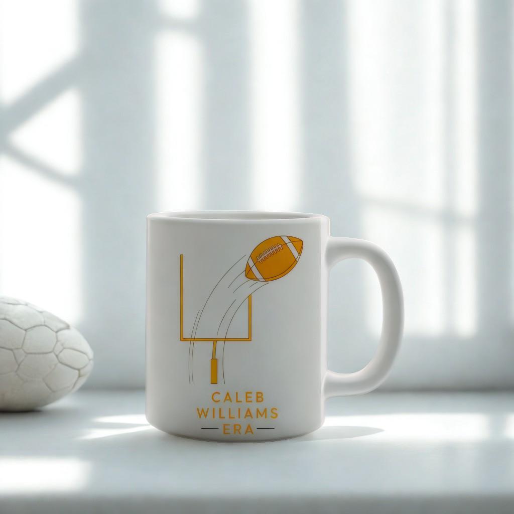Caleb Williams Era Mug | Football Fan Gift | American Football Coffee Cup | Touchdown Sports Enthusiast Present | Game Day Drinkware