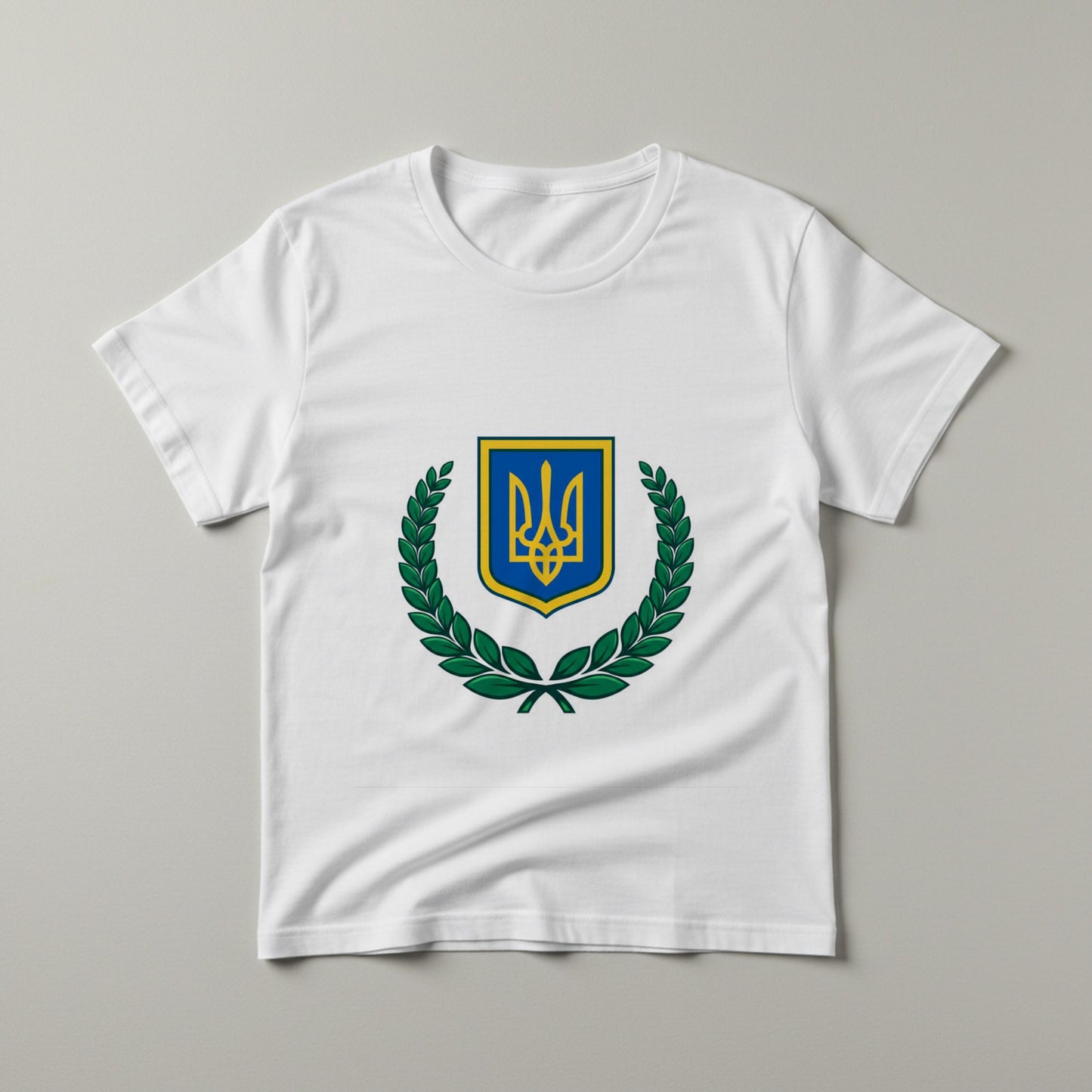 Ukrainian Trident T-Shirt | Stand With Ukraine Support Shirt | Patriotic Ukrainian Apparel | Unisex Garment-Dyed Tee | Freedom's Emblem