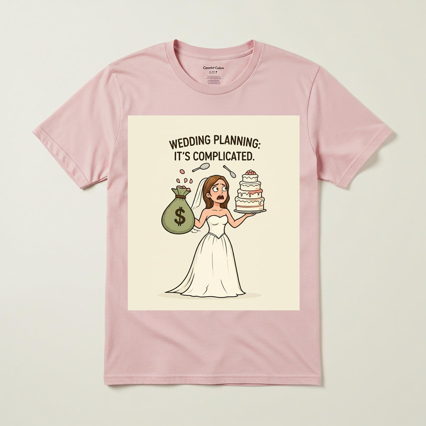 Wedding Planning It's Complicated Funny T-Shirt for Bride to Be | Relatable Engagement Humor Tee | Bridal Shower Gift Idea for Her