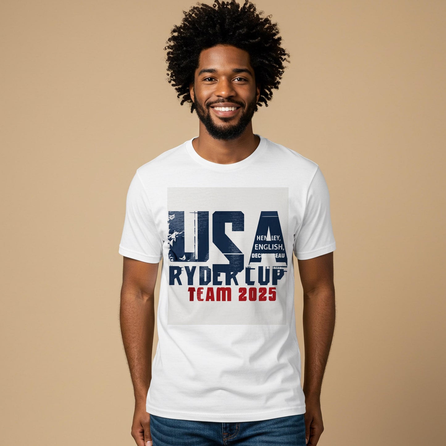 USA Ryder Cup Team 2025 Shirt | Patriotic Golf Fan Apparel | Henley English DeChambeau Tee | Distressed Unisex Design | Sports Gift