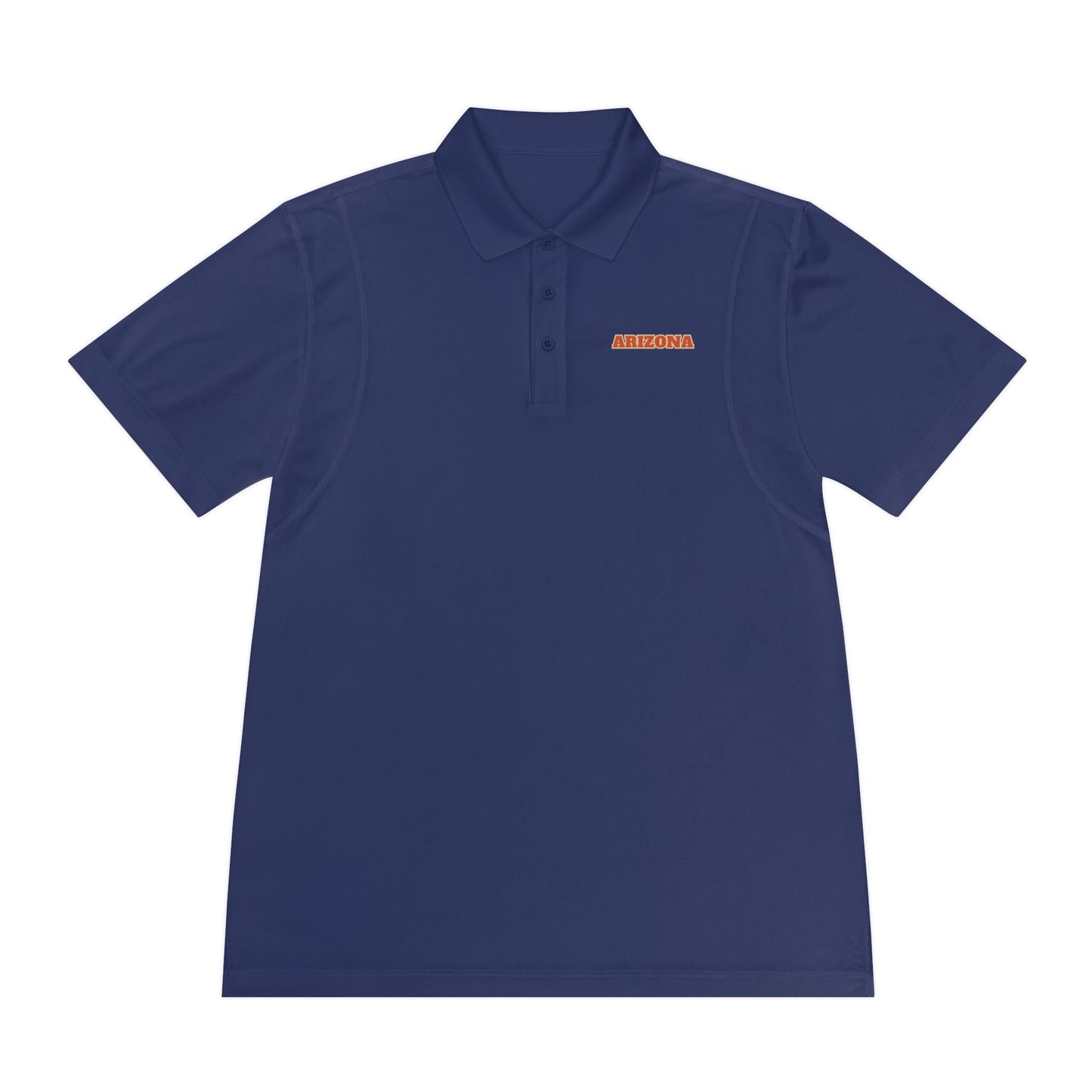 Vintage Arizona Sunset Desert Polo Shirt - Retro Saguaro Cactus & Monument Valley Design