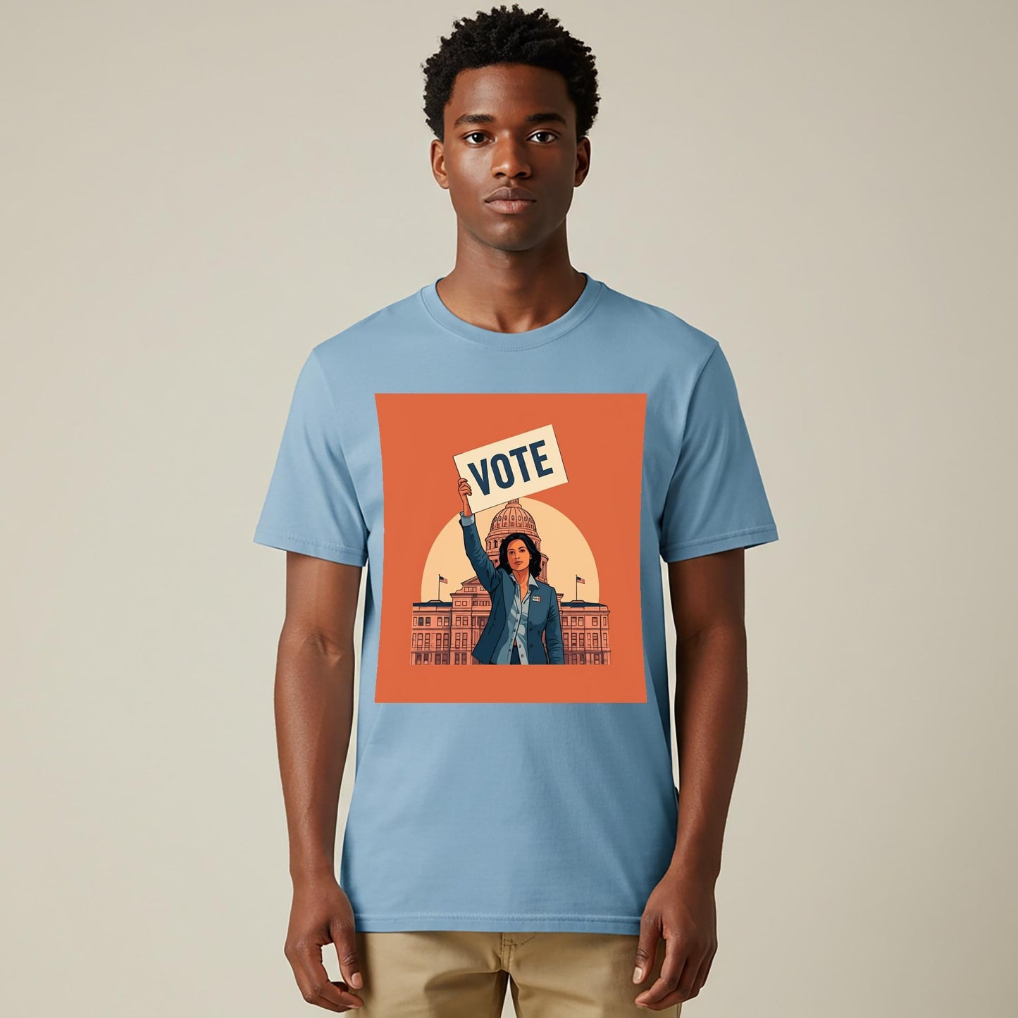 Empowering Vote T-shirt | Civic Engagement Democracy Apparel | Womens Empowerment Political Activism Tee | Get Out The Vote GOTV Shirt