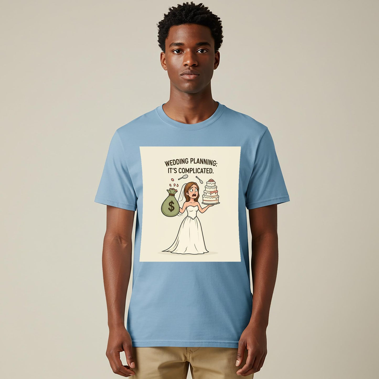 Wedding Planning It's Complicated Funny T-Shirt for Bride to Be | Relatable Engagement Humor Tee | Bridal Shower Gift Idea for Her