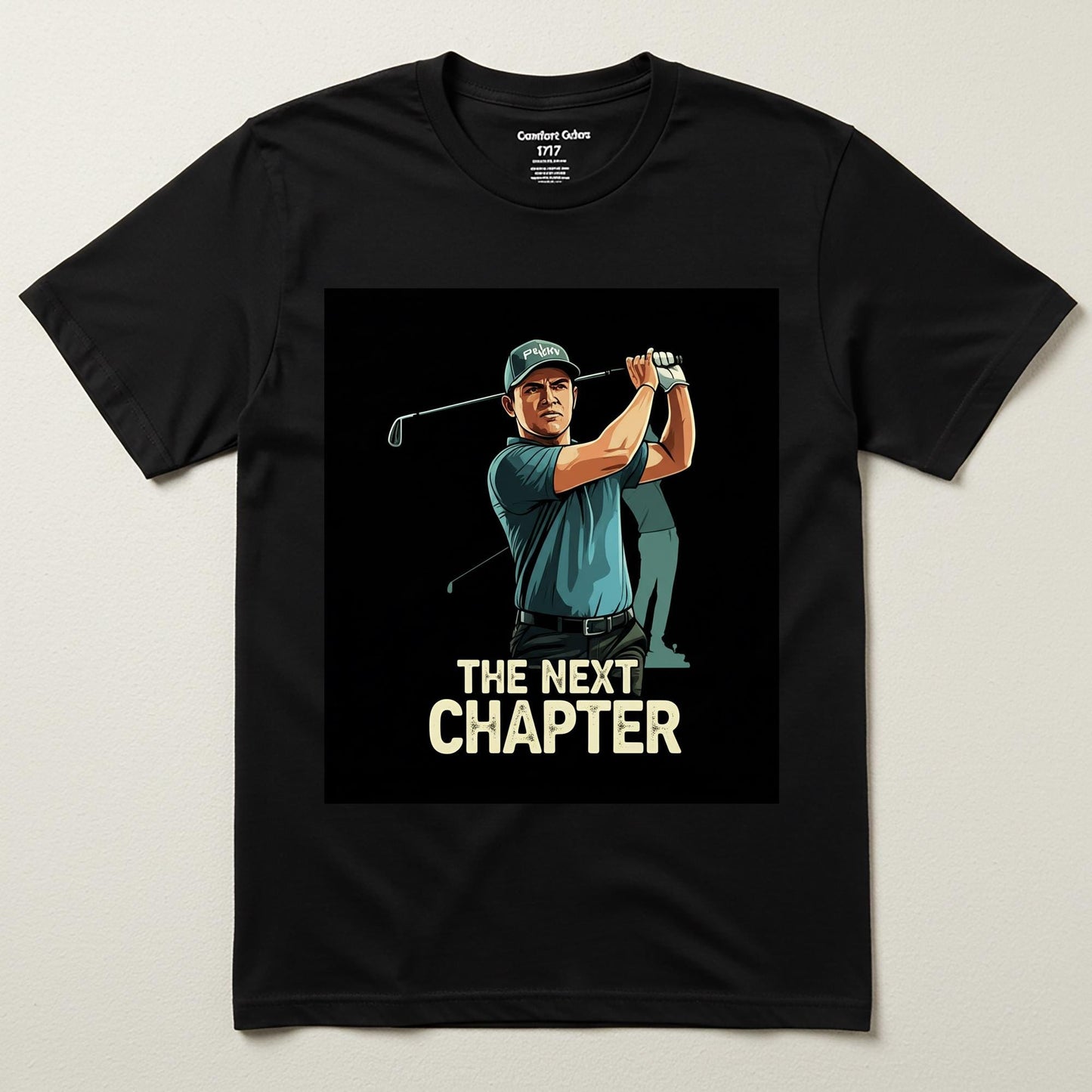 The Next Chapter Golf T-Shirt | Motivational Golfer Tee | Garment-Dyed Unisex Apparel | Inspirational Sports Fan Gift for Avid Golfers