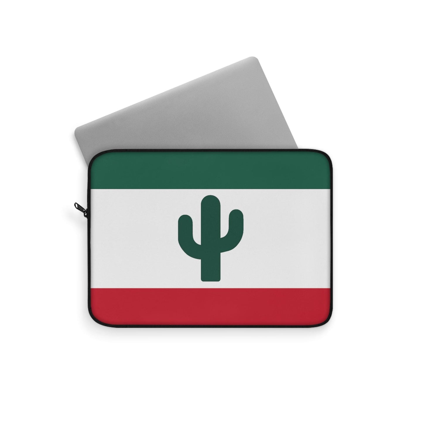 Minimalist Mexico-Inspired Laptop Sleeve - Modern Geometric Tech Case with Cultural Design