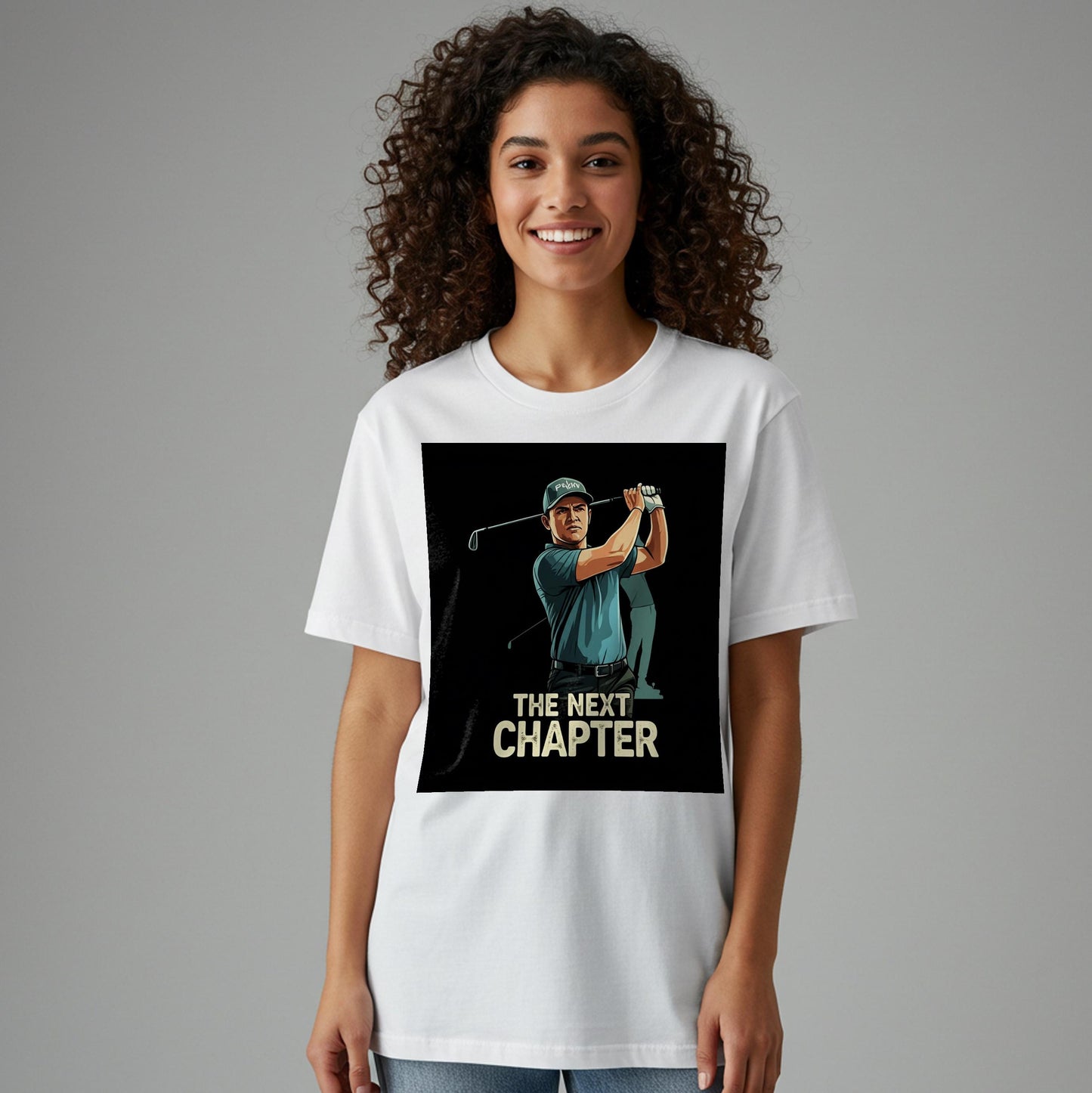 The Next Chapter Golf T-Shirt | Motivational Golfer Tee | Garment-Dyed Unisex Apparel | Inspirational Sports Fan Gift for Avid Golfers