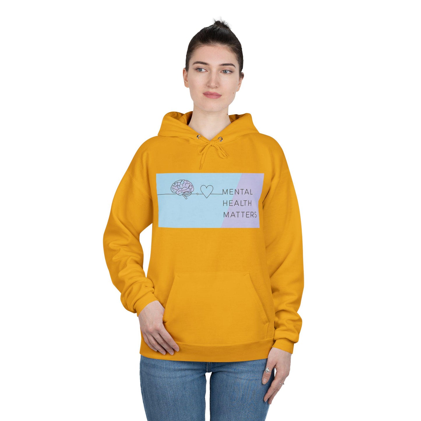 Mental Health Matters Hoodie - Self-Care Sweatshirt for Men & Women - Cozy Wellness Gift