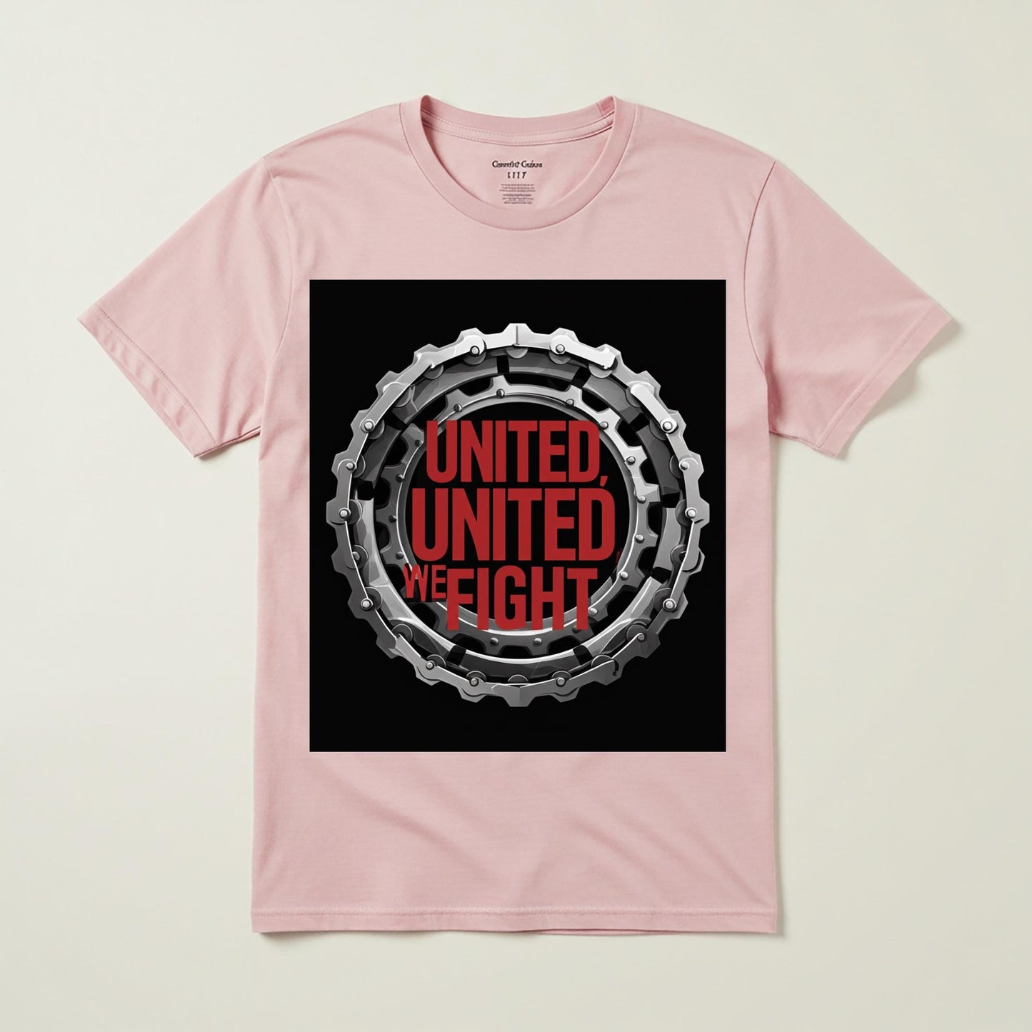 United We Fight T-shirt | Solidarity Activist Apparel | Resistance Collective Strength Tee | Chain Gear Industrial Style Graphic Shirt