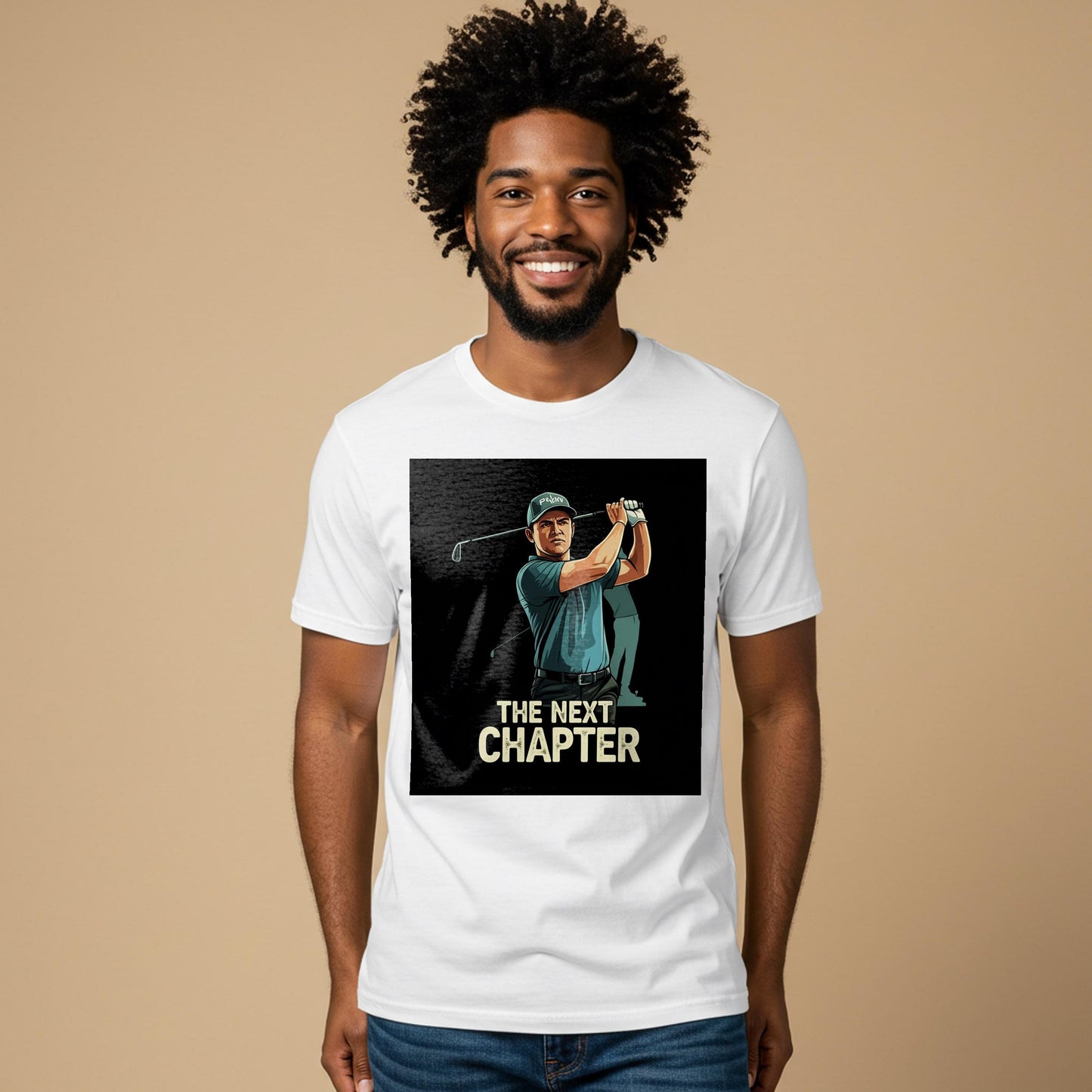 The Next Chapter Golf T-Shirt | Motivational Golfer Tee | Garment-Dyed Unisex Apparel | Inspirational Sports Fan Gift for Avid Golfers