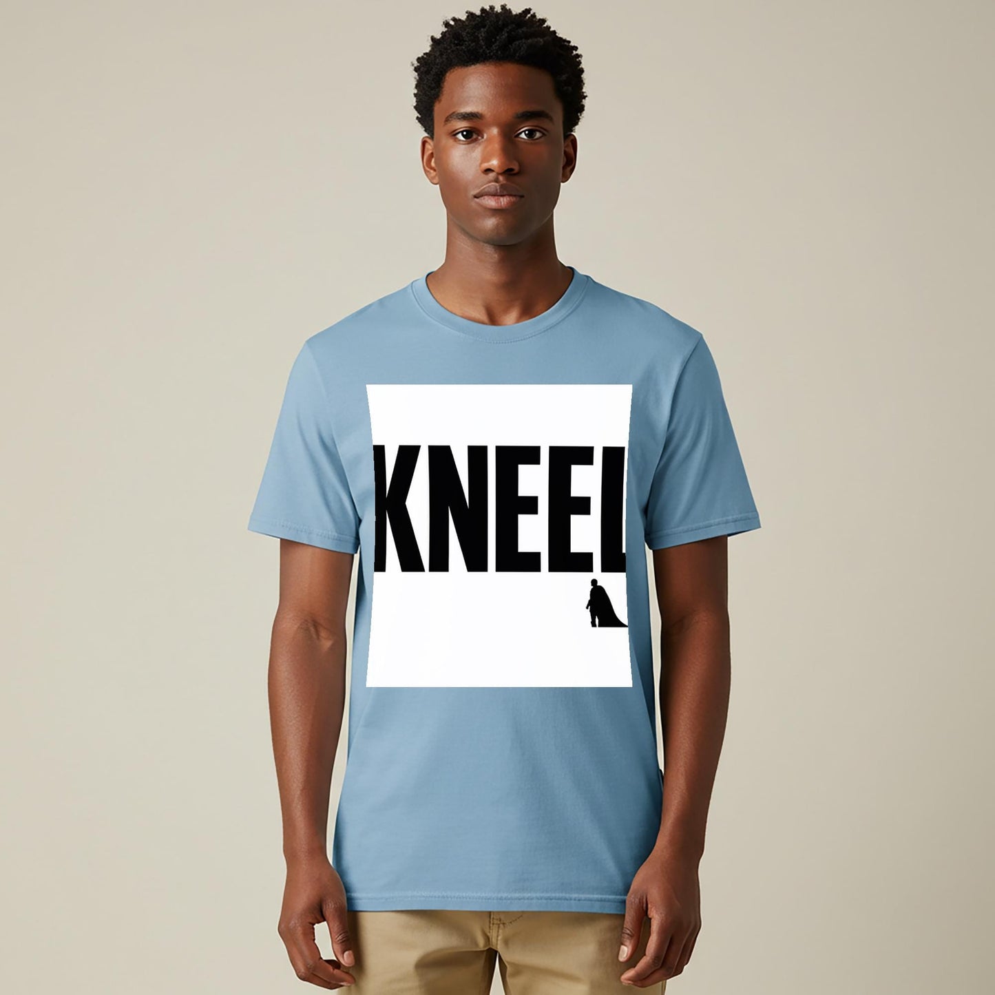 Kneel T-Shirt General Zod Iconic Movie Quote Pop Culture Superhero Villain Tee Minimalist Design Unisex Garment-Dyed Shirt Fan Gift