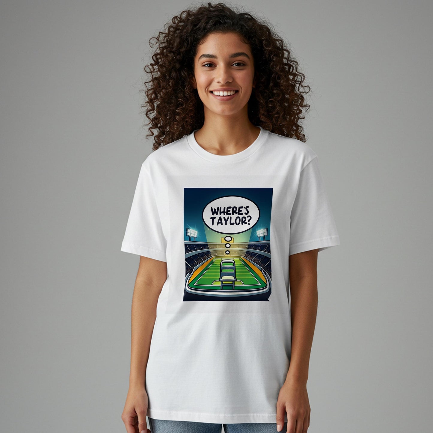 Where's Taylor T-shirt Funny Football Game Day Humor Pop Culture Tee Travis Kelce Fan Gift Swiftie Apparel Unisex Garment Dyed Shirt