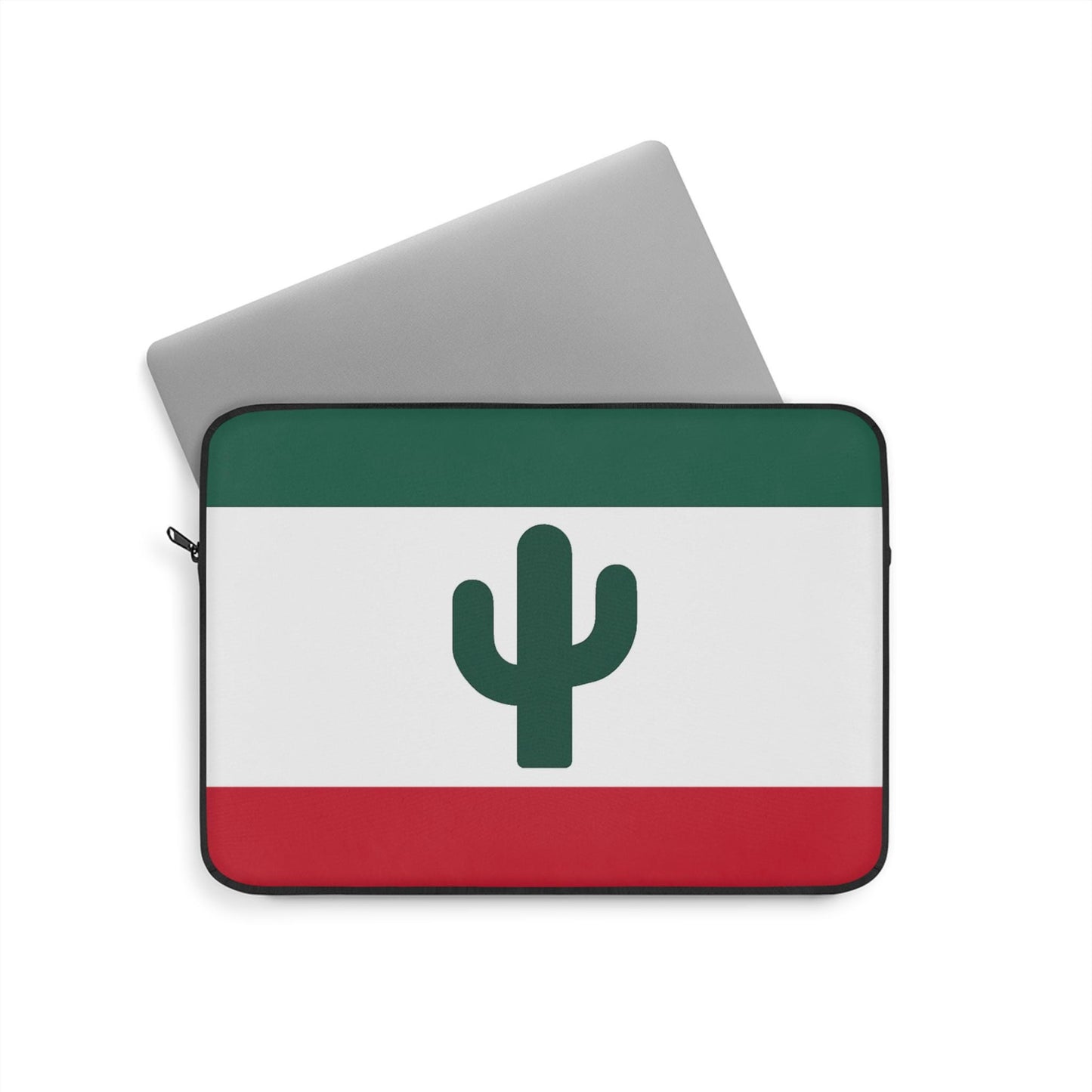 Minimalist Mexico-Inspired Laptop Sleeve - Modern Geometric Tech Case with Cultural Design