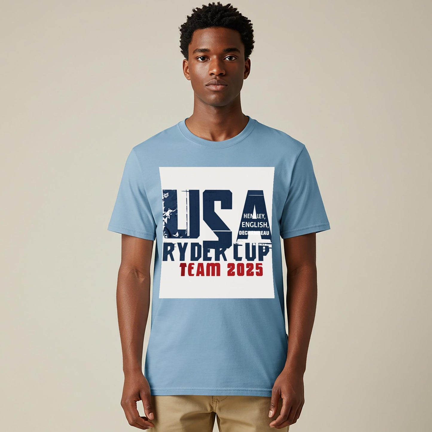 USA Ryder Cup Team 2025 Shirt | Patriotic Golf Fan Apparel | Henley English DeChambeau Tee | Distressed Unisex Design | Sports Gift