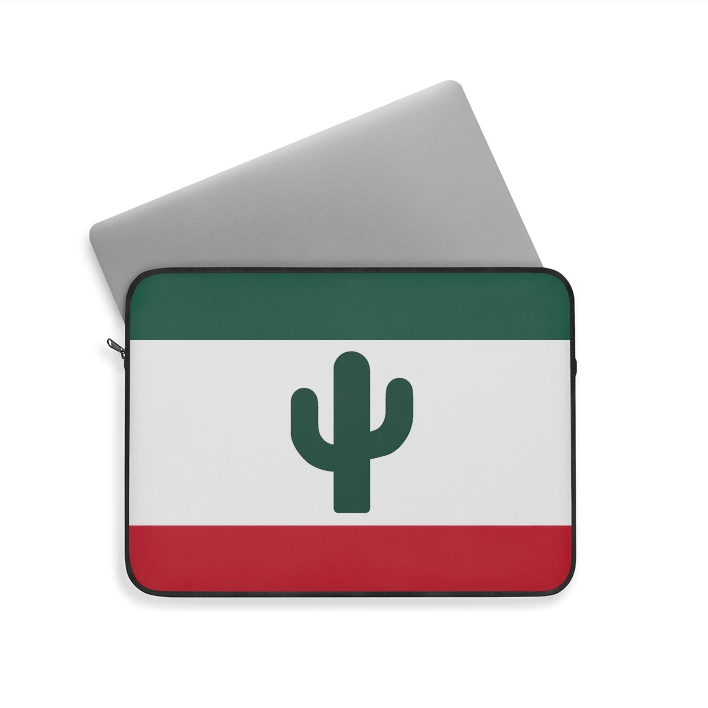 Minimalist Mexico-Inspired Laptop Sleeve - Modern Geometric Tech Case with Cultural Design