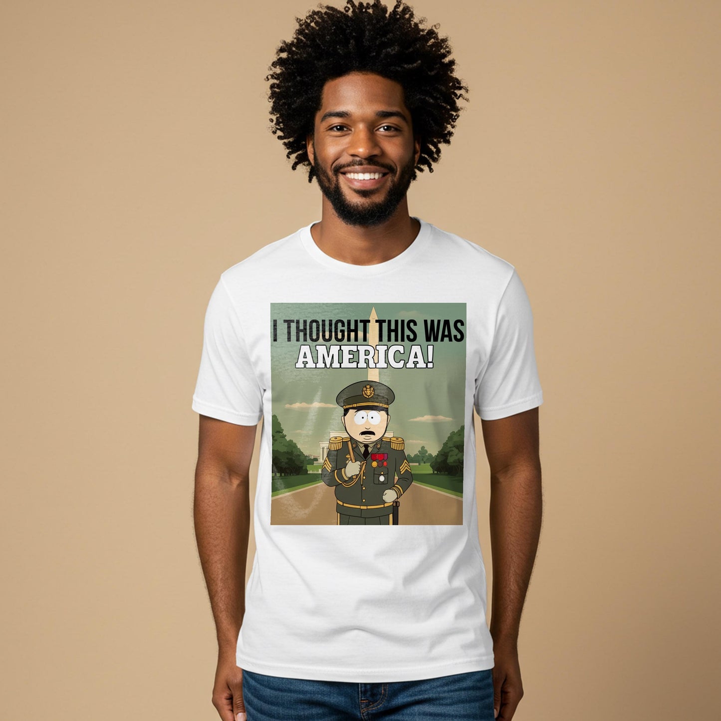 South Park Randy Marsh I Thought This Was America T-Shirt | Political Humor Satirical American Parody Funny Protest Pop Culture Graphic Tee