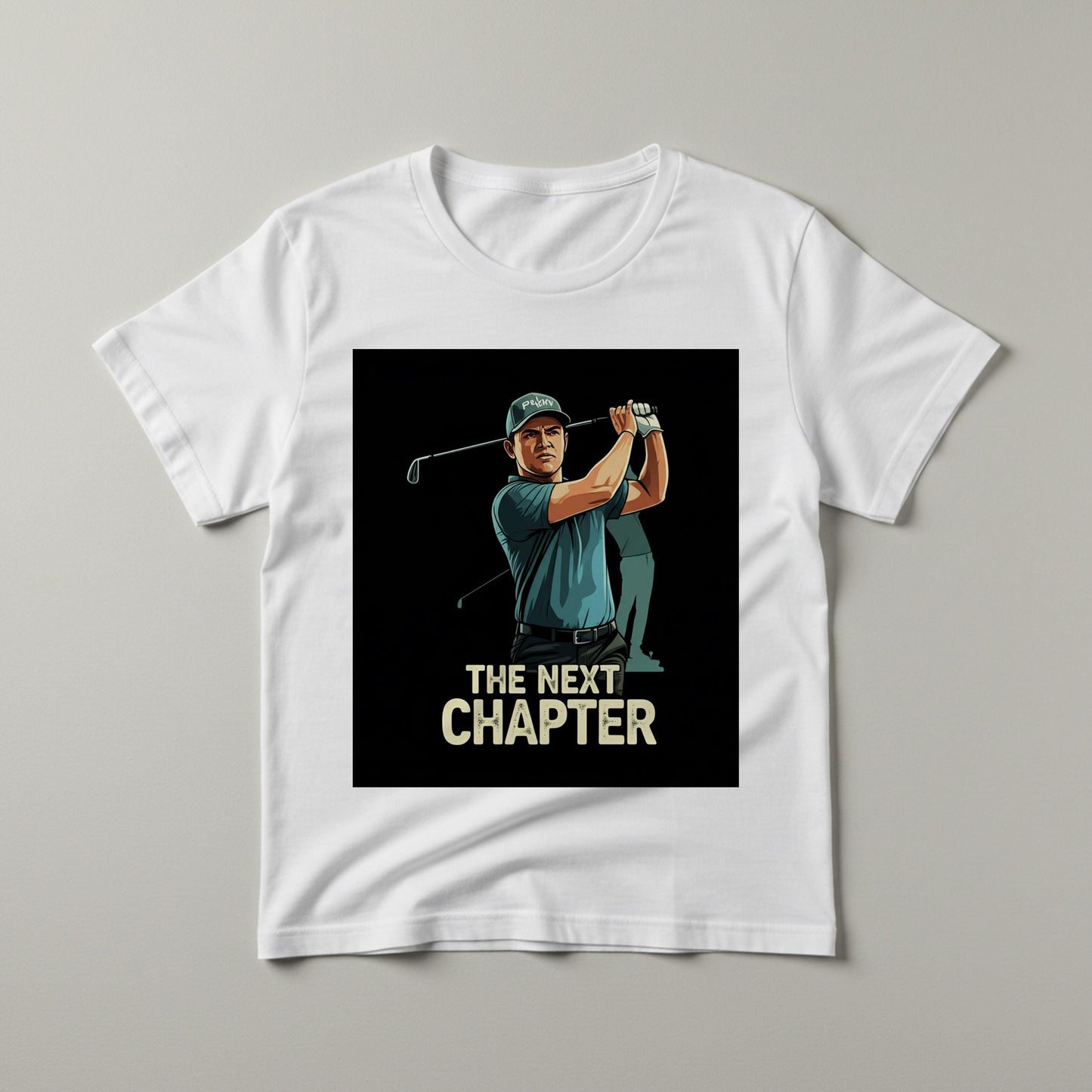 The Next Chapter Golf T-Shirt | Motivational Golfer Tee | Garment-Dyed Unisex Apparel | Inspirational Sports Fan Gift for Avid Golfers