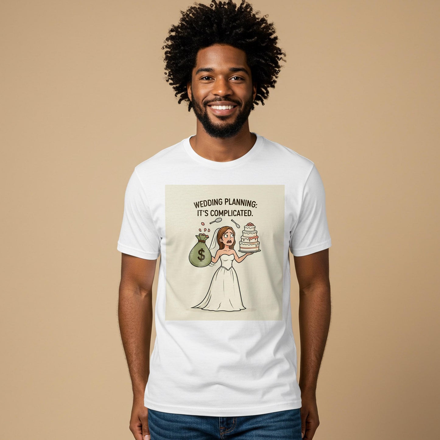 Wedding Planning It's Complicated Funny T-Shirt for Bride to Be | Relatable Engagement Humor Tee | Bridal Shower Gift Idea for Her