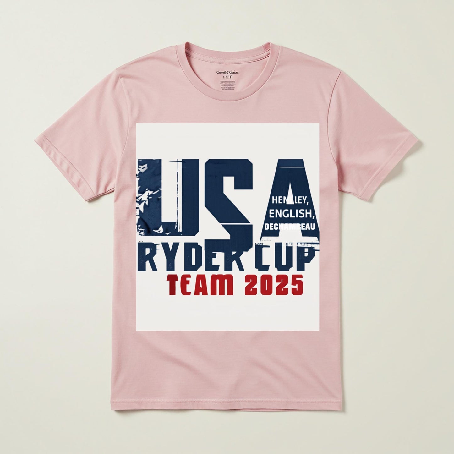 USA Ryder Cup Team 2025 Shirt | Patriotic Golf Fan Apparel | Henley English DeChambeau Tee | Distressed Unisex Design | Sports Gift