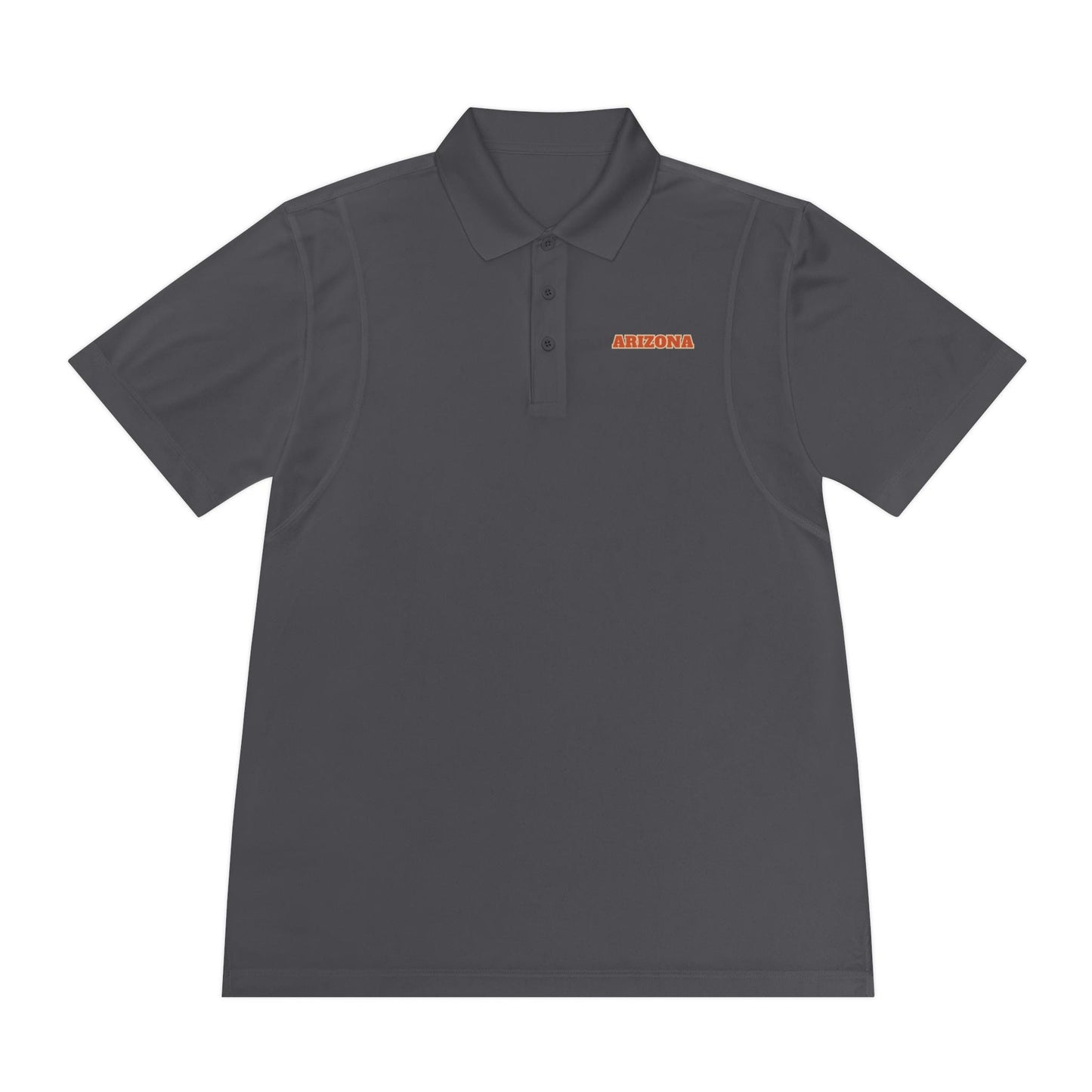 Vintage Arizona Sunset Desert Polo Shirt - Retro Saguaro Cactus & Monument Valley Design