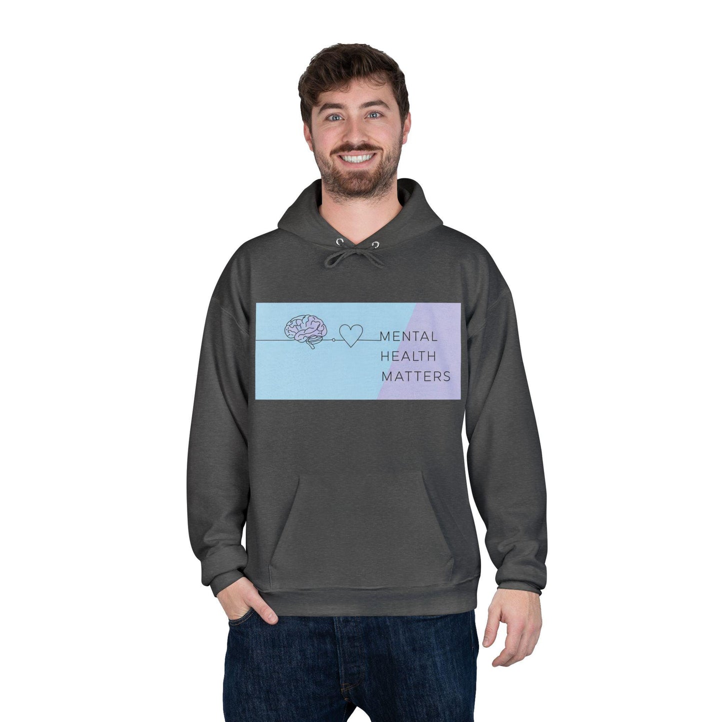 Mental Health Matters Hoodie - Self-Care Sweatshirt for Men & Women - Cozy Wellness Gift