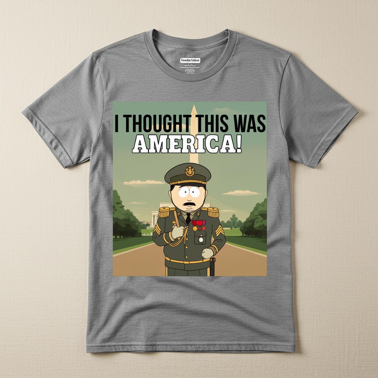South Park Randy Marsh I Thought This Was America T-Shirt | Political Humor Satirical American Parody Funny Protest Pop Culture Graphic Tee