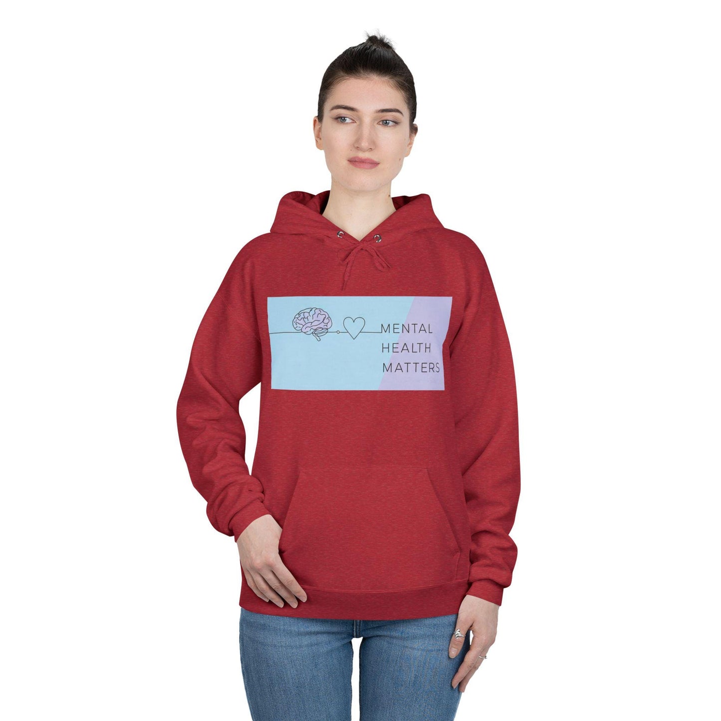 Mental Health Matters Hoodie - Self-Care Sweatshirt for Men & Women - Cozy Wellness Gift