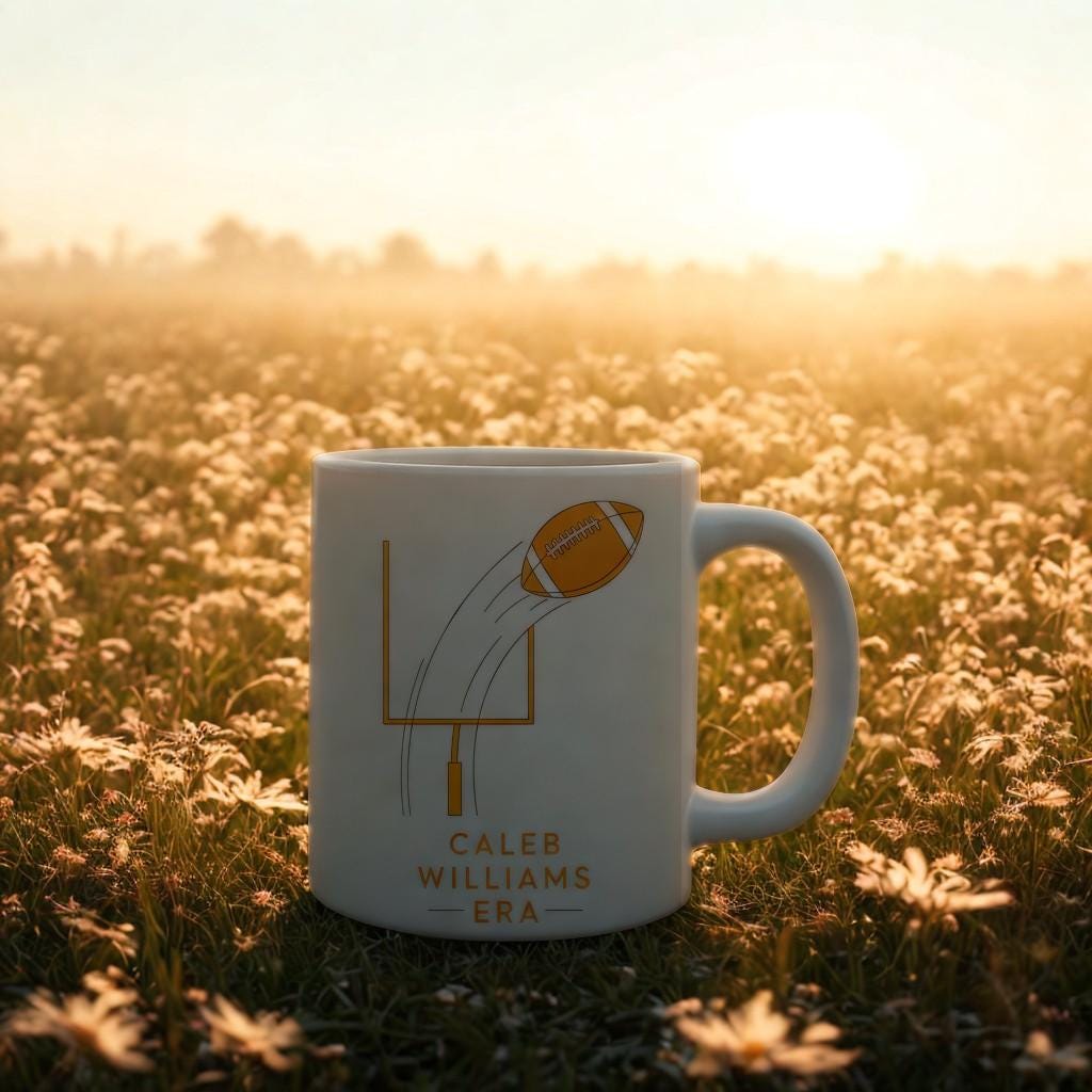 Caleb Williams Era Mug | Football Fan Gift | American Football Coffee Cup | Touchdown Sports Enthusiast Present | Game Day Drinkware