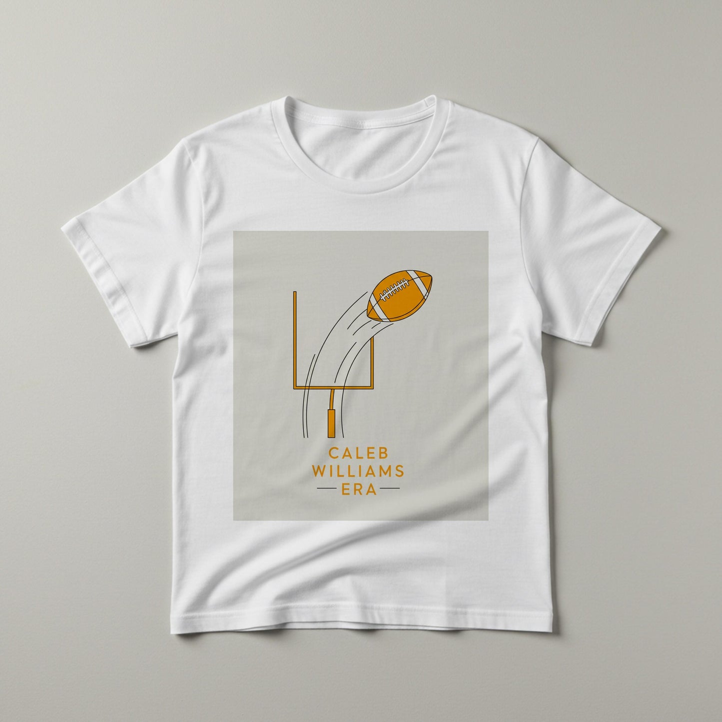 Caleb Williams Era T-shirt | Football Fan Apparel | Minimalist Sports Tee | Game Day Shirt | Unisex Garment-Dyed Comfort Wear for Fans