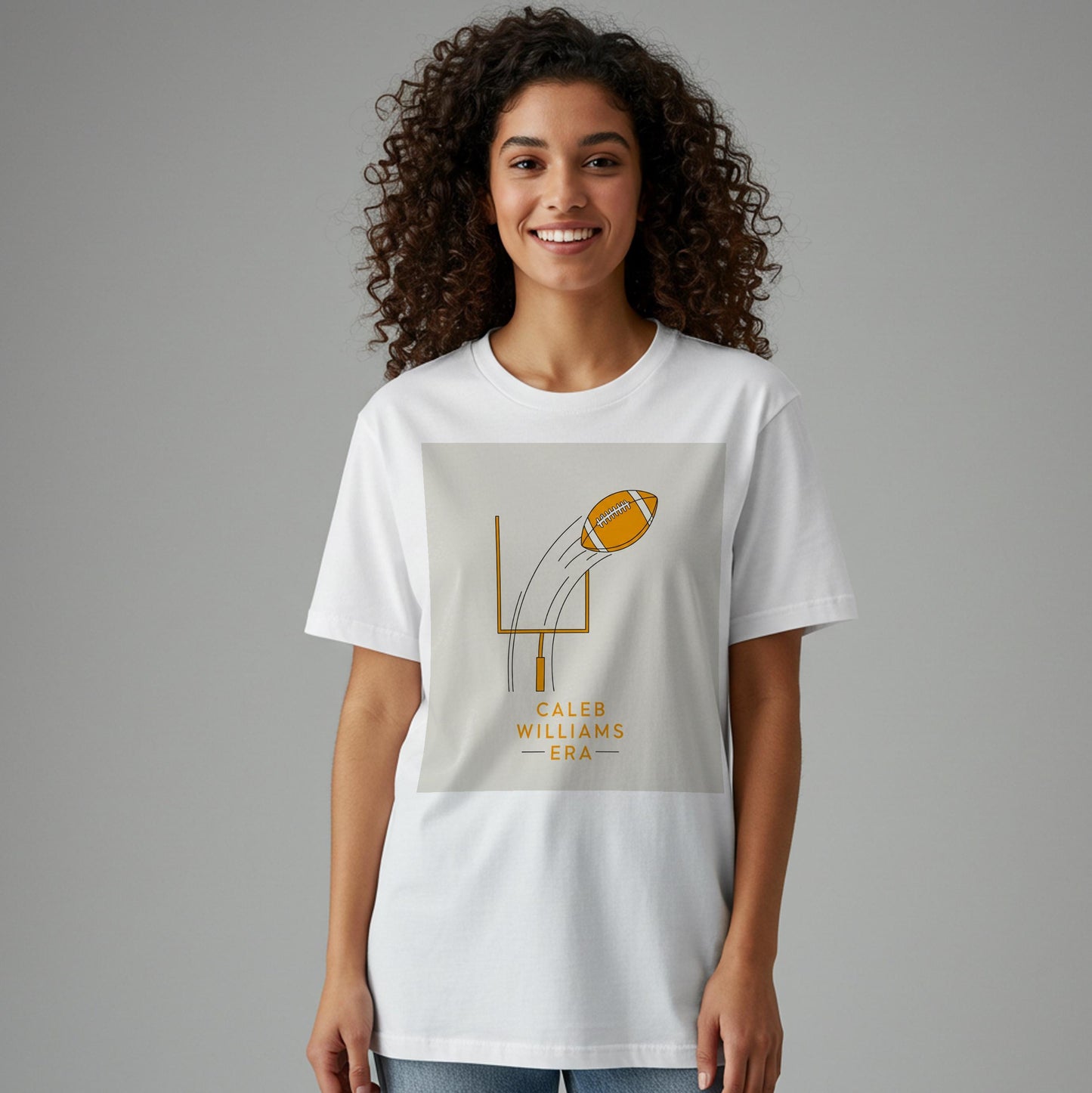 Caleb Williams Era T-shirt | Football Fan Apparel | Minimalist Sports Tee | Game Day Shirt | Unisex Garment-Dyed Comfort Wear for Fans