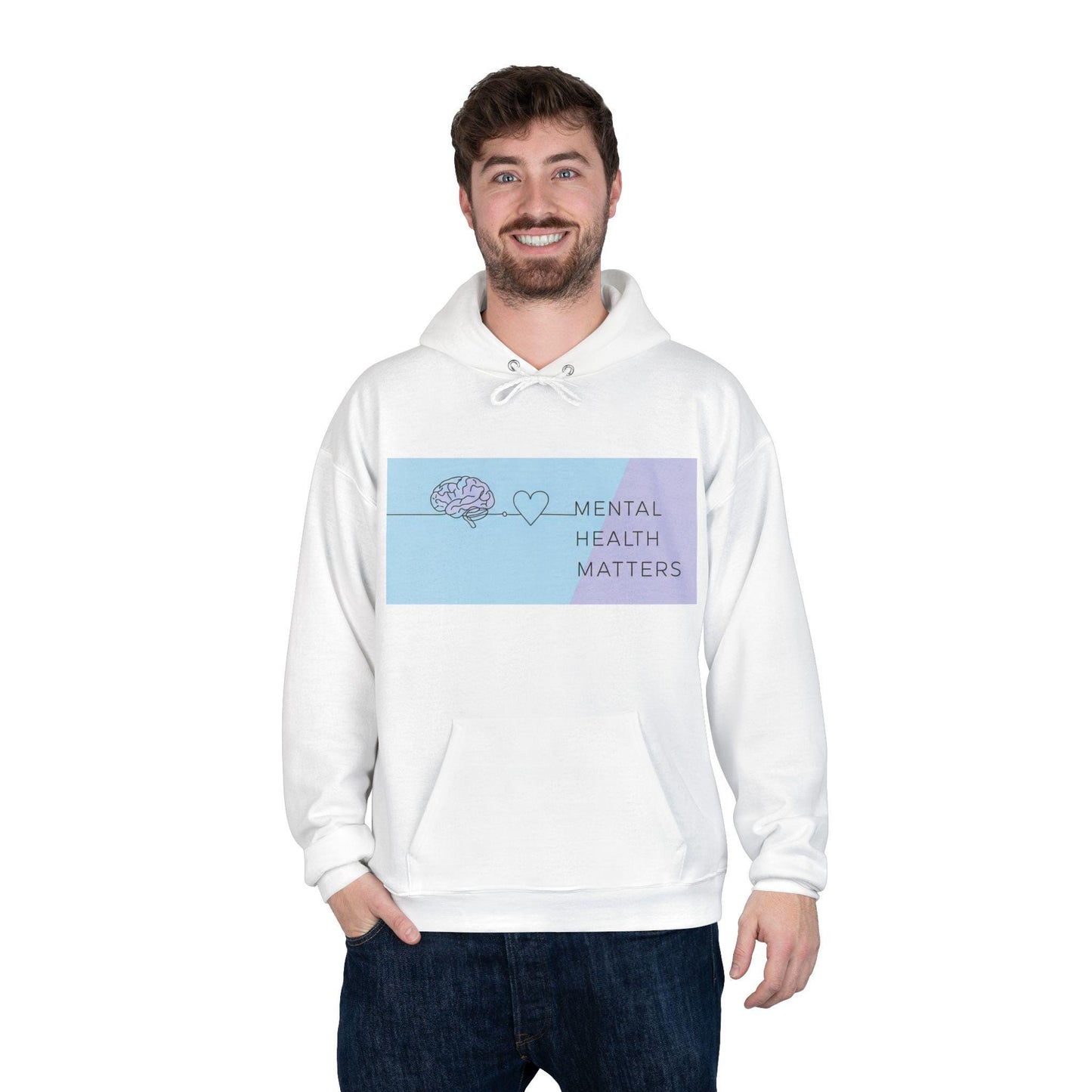 Mental Health Matters Hoodie - Self-Care Sweatshirt for Men & Women - Cozy Wellness Gift