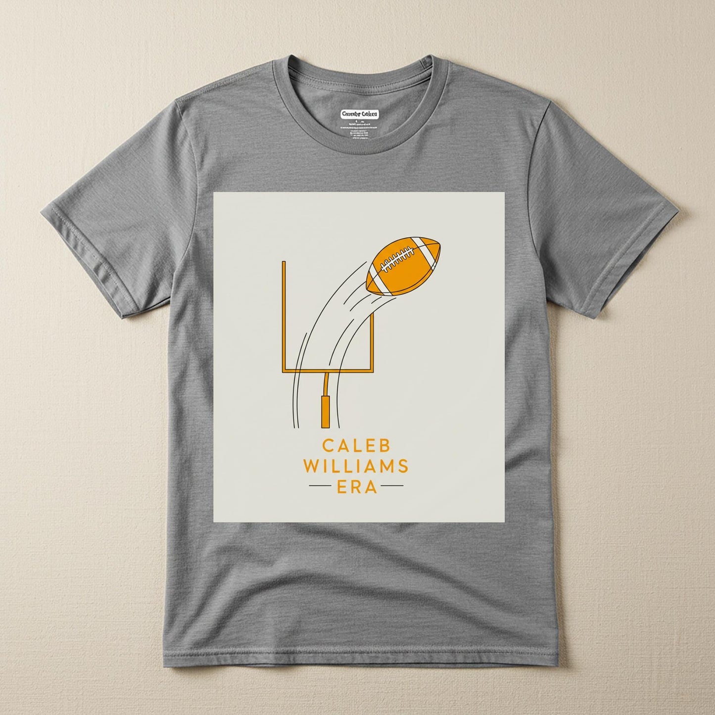 Caleb Williams Era T-shirt | Football Fan Apparel | Minimalist Sports Tee | Game Day Shirt | Unisex Garment-Dyed Comfort Wear for Fans