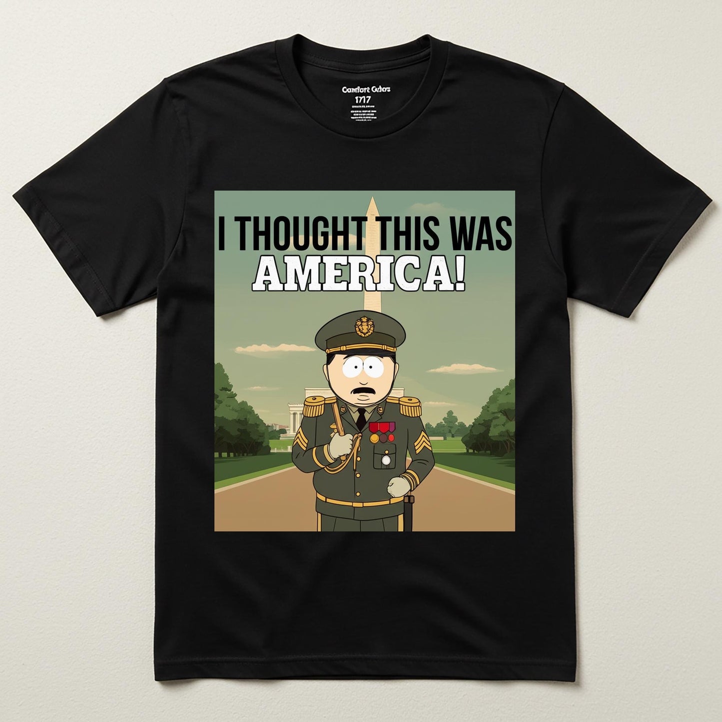 South Park Randy Marsh I Thought This Was America T-Shirt | Political Humor Satirical American Parody Funny Protest Pop Culture Graphic Tee