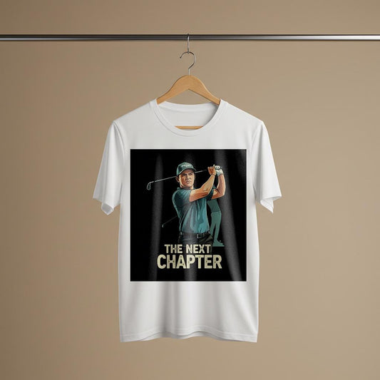 The Next Chapter Golf T-Shirt | Motivational Golfer Tee | Garment-Dyed Unisex Apparel | Inspirational Sports Fan Gift for Avid Golfers