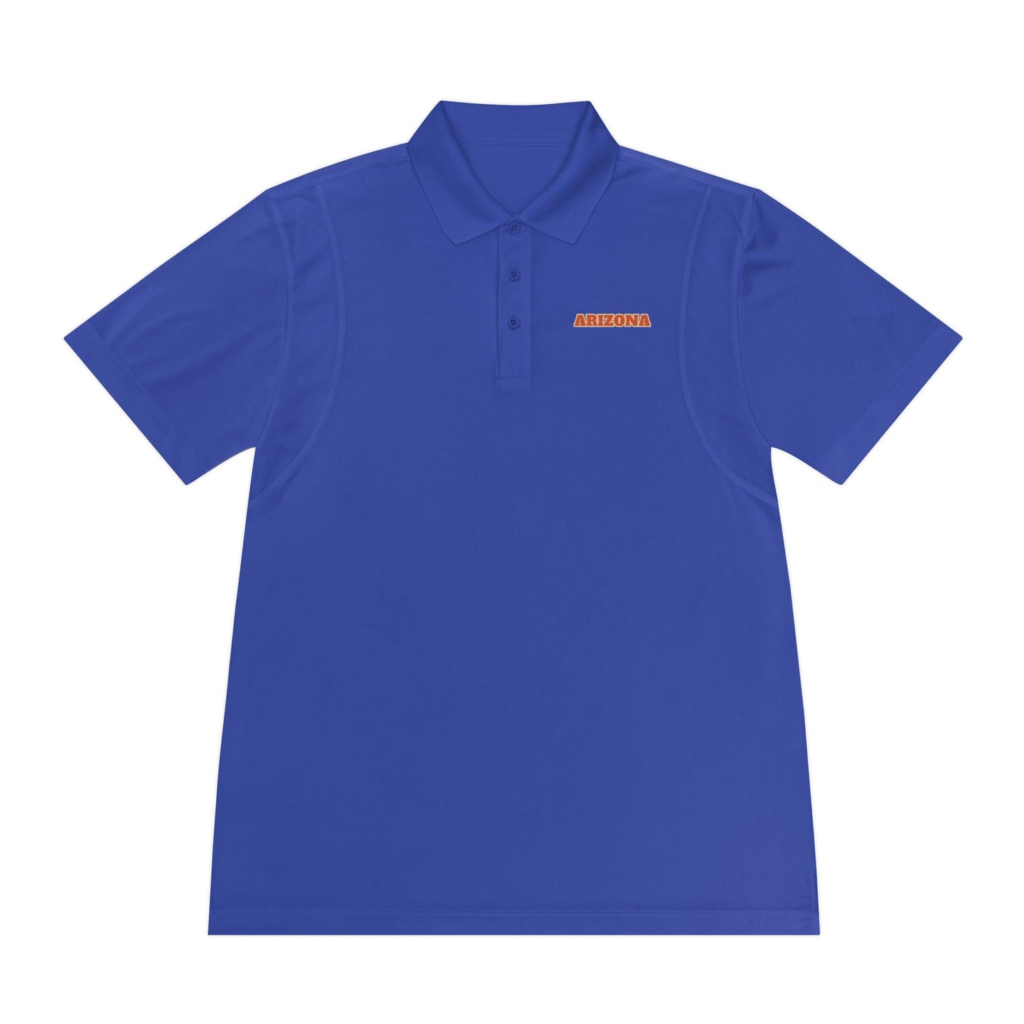 Vintage Arizona Sunset Desert Polo Shirt - Retro Saguaro Cactus & Monument Valley Design