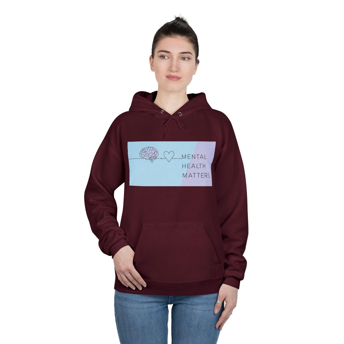 Mental Health Matters Hoodie - Self-Care Sweatshirt for Men & Women - Cozy Wellness Gift