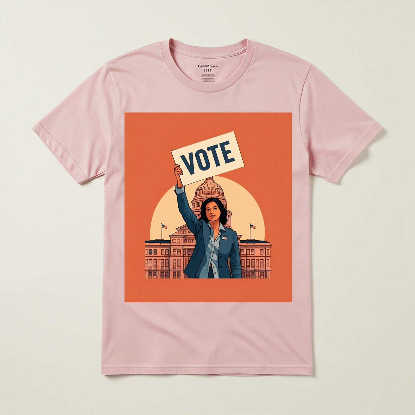 Empowering Vote T-shirt | Civic Engagement Democracy Apparel | Womens Empowerment Political Activism Tee | Get Out The Vote GOTV Shirt