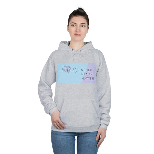 Mental Health Matters Hoodie - Self-Care Sweatshirt for Men & Women - Cozy Wellness Gift