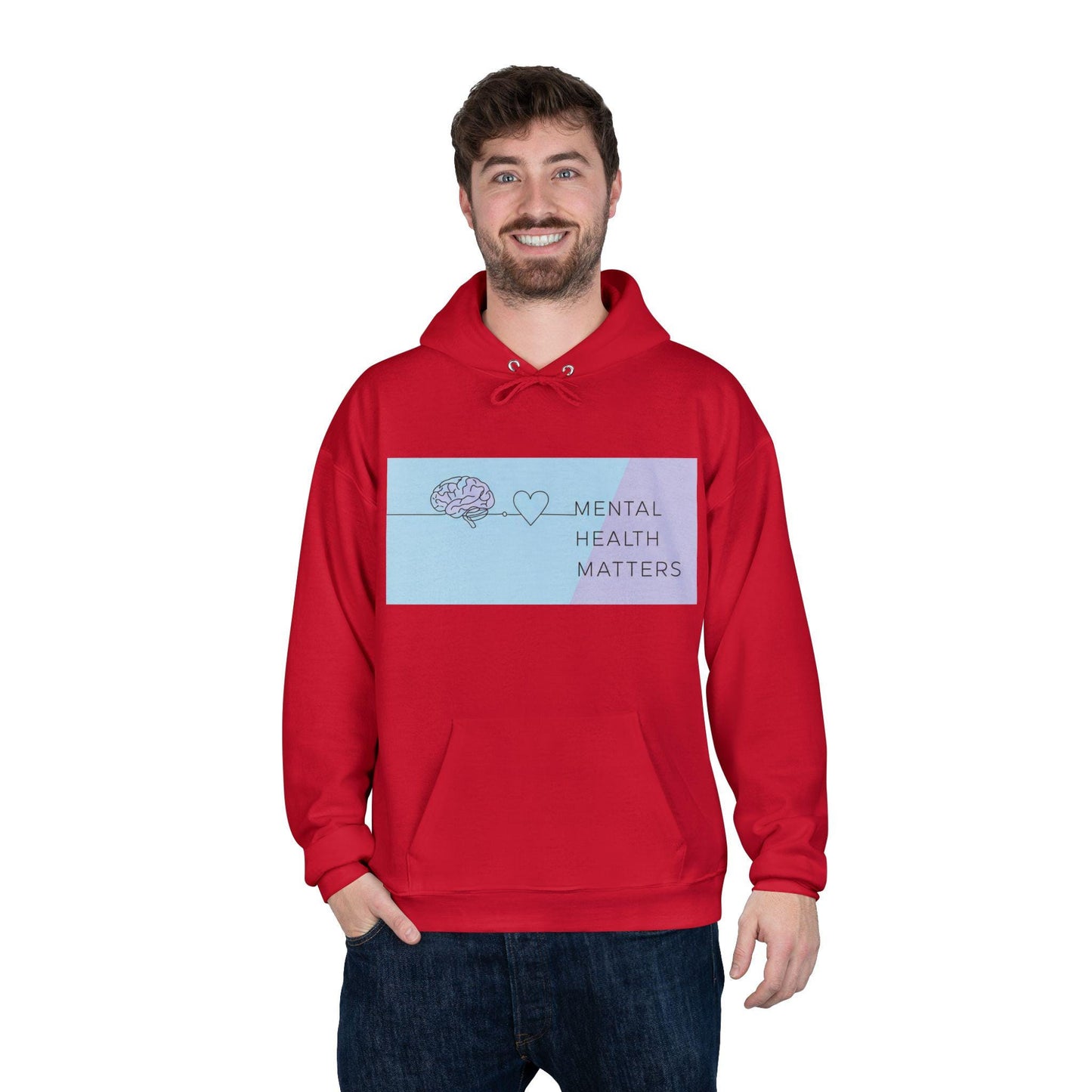 Mental Health Matters Hoodie - Self-Care Sweatshirt for Men & Women - Cozy Wellness Gift