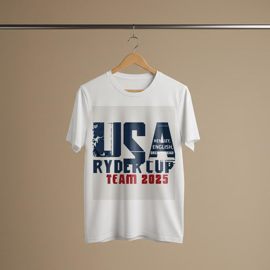 USA Ryder Cup Team 2025 Shirt | Patriotic Golf Fan Apparel | Henley English DeChambeau Tee | Distressed Unisex Design | Sports Gift
