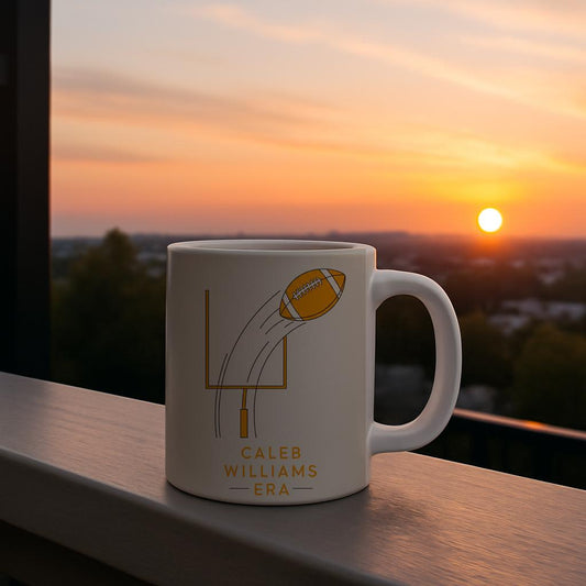 Caleb Williams Era Mug | Football Fan Gift | American Football Coffee Cup | Touchdown Sports Enthusiast Present | Game Day Drinkware