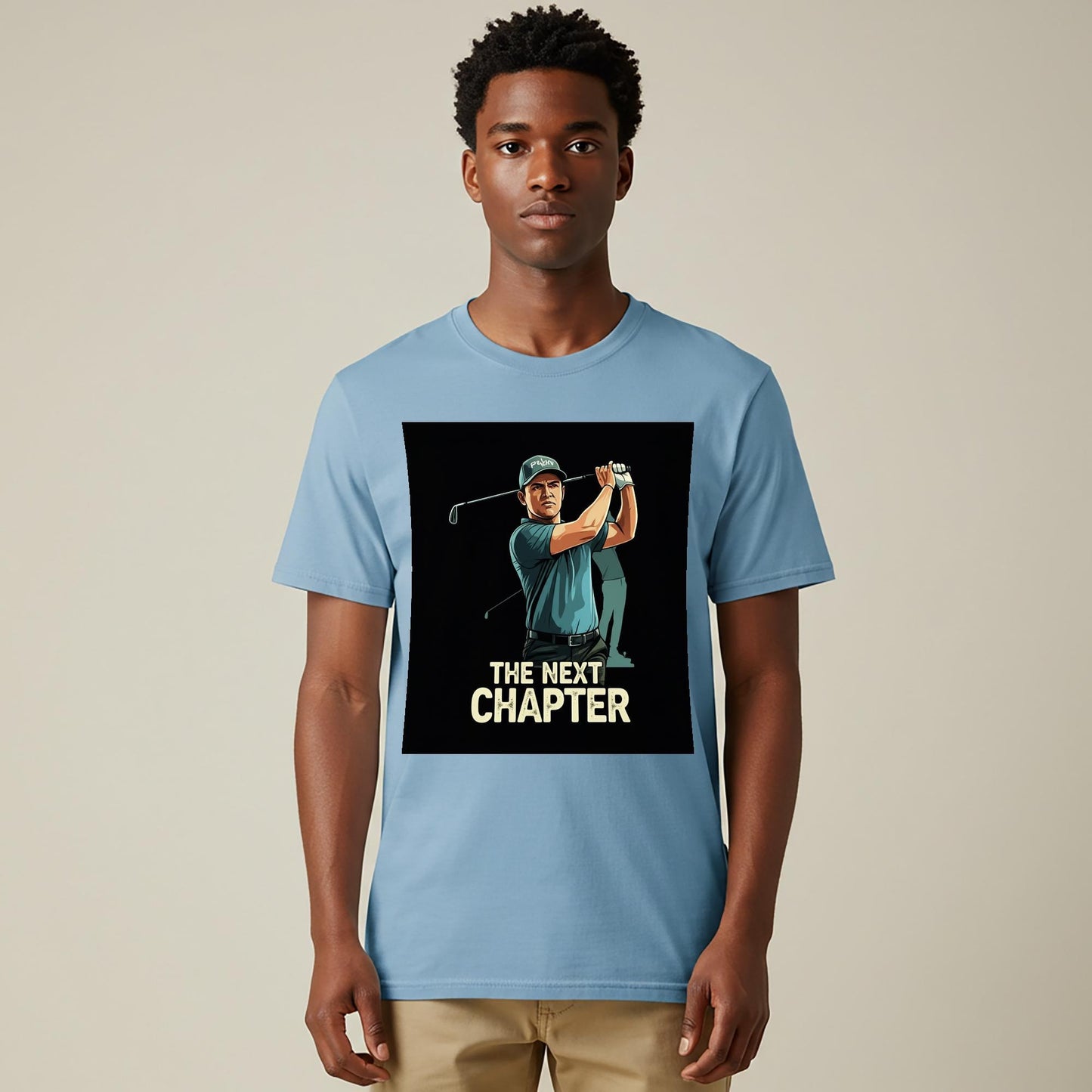 The Next Chapter Golf T-Shirt | Motivational Golfer Tee | Garment-Dyed Unisex Apparel | Inspirational Sports Fan Gift for Avid Golfers
