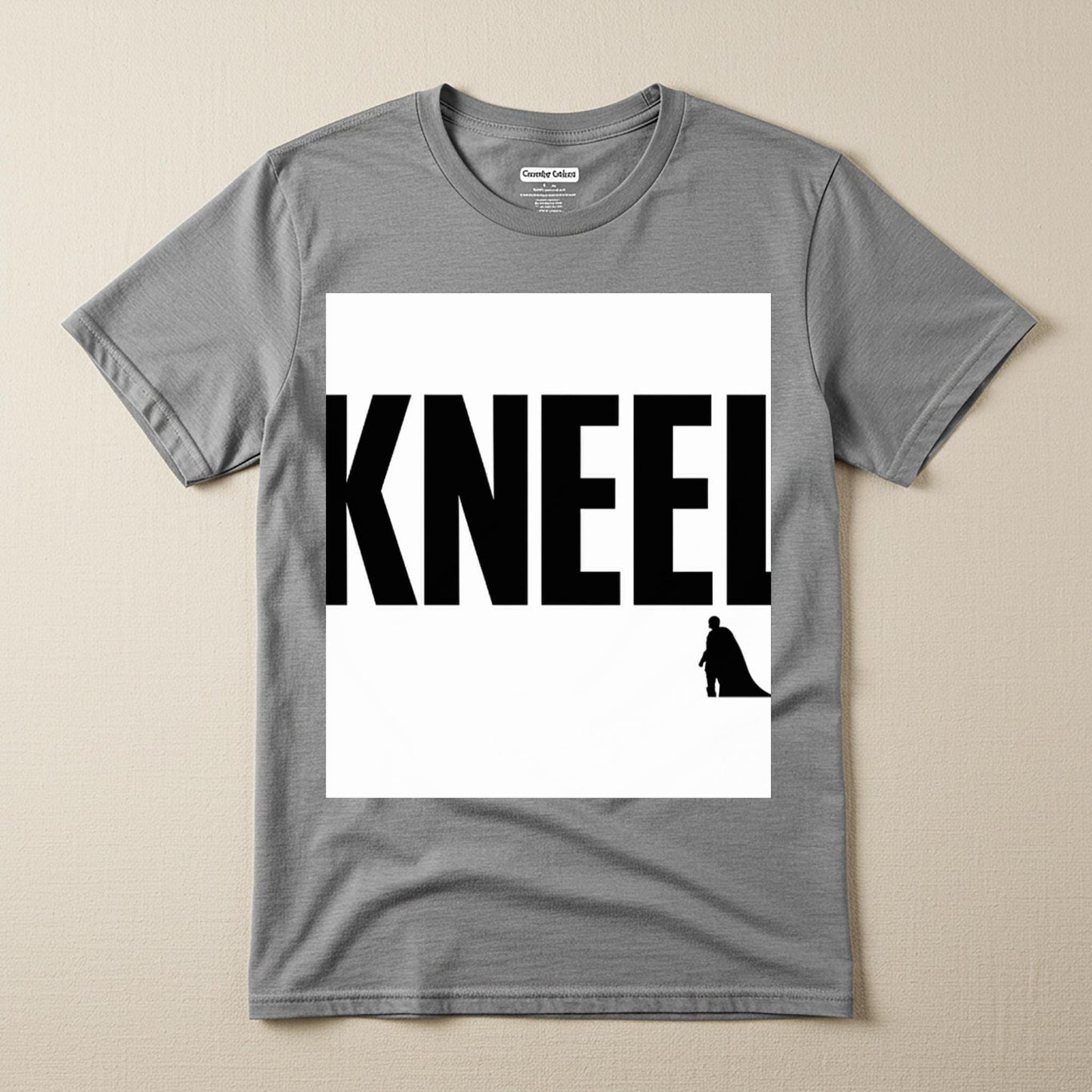 Kneel T-Shirt General Zod Iconic Movie Quote Pop Culture Superhero Villain Tee Minimalist Design Unisex Garment-Dyed Shirt Fan Gift