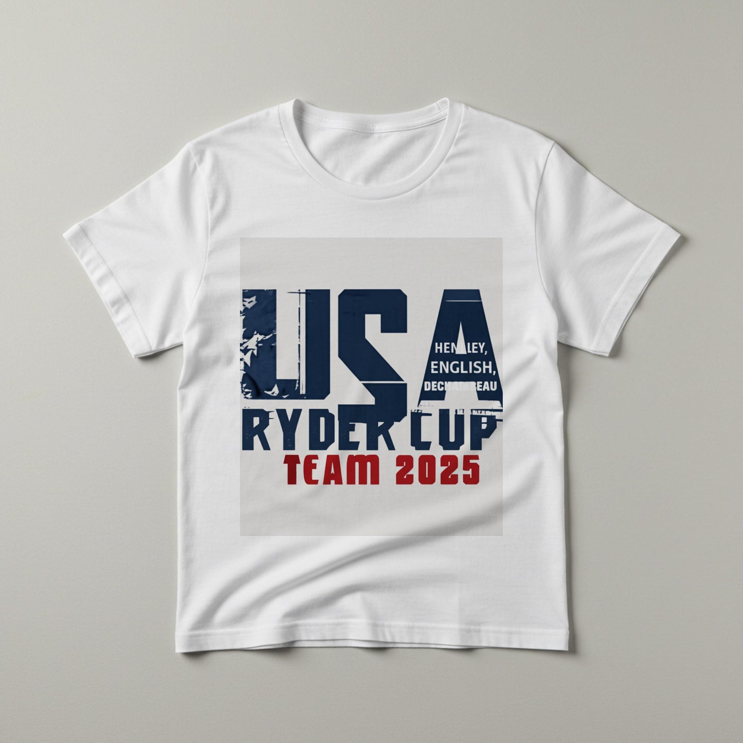 USA Ryder Cup Team 2025 Shirt | Patriotic Golf Fan Apparel | Henley English DeChambeau Tee | Distressed Unisex Design | Sports Gift