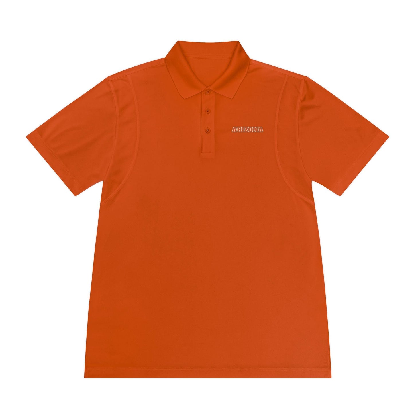 Vintage Arizona Sunset Desert Polo Shirt - Retro Saguaro Cactus & Monument Valley Design