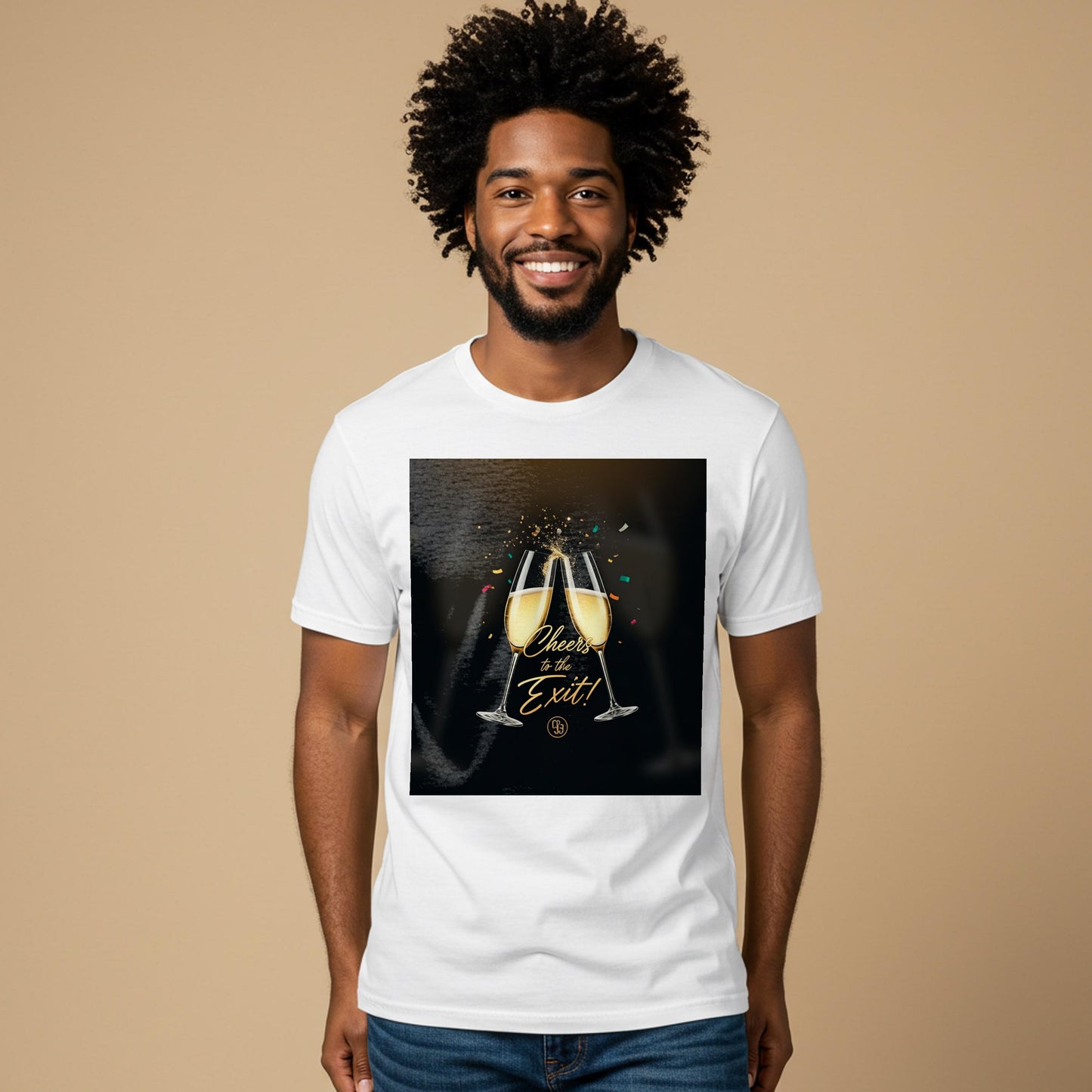Cheers to the Exit T-Shirt | Farewell Gift for Retirement, Graduation, New Job | Celebration Apparel for New Beginnings & Milestones