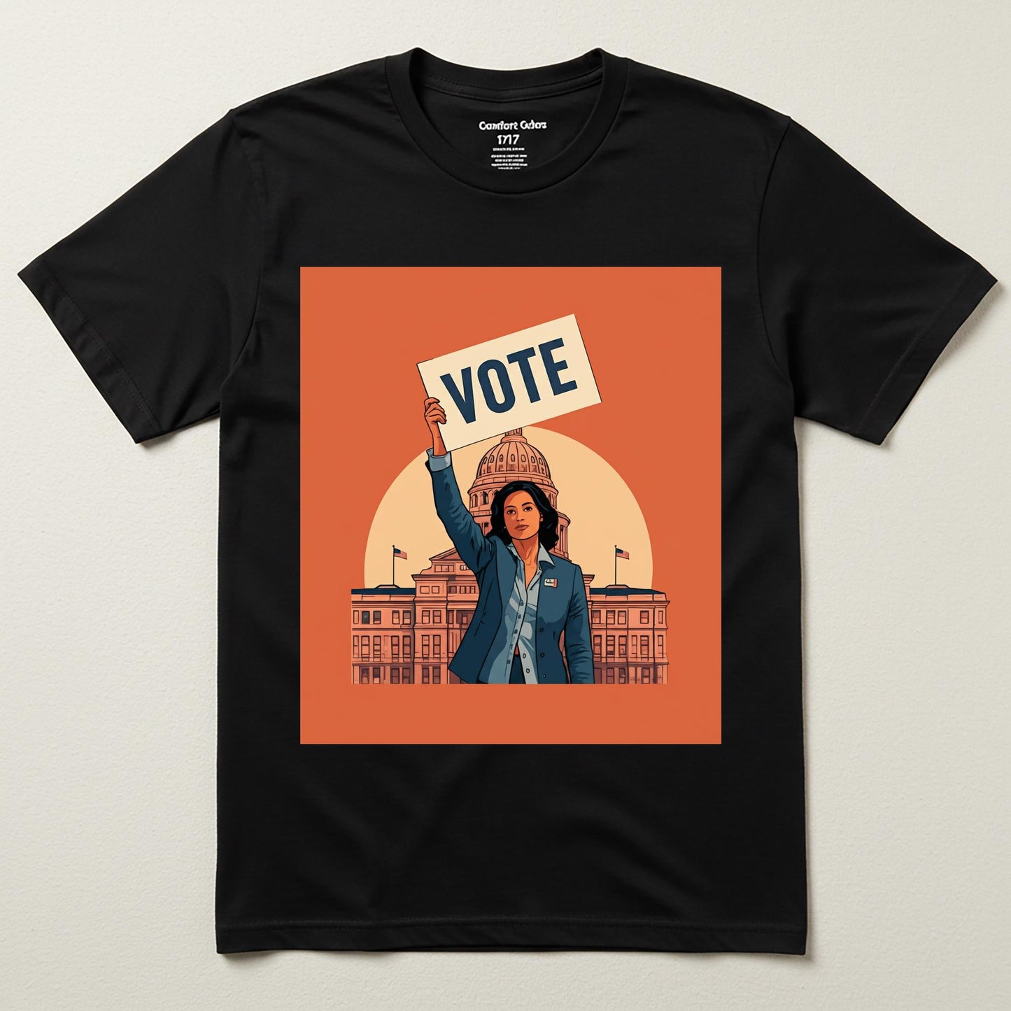 Empowering Vote T-shirt | Civic Engagement Democracy Apparel | Womens Empowerment Political Activism Tee | Get Out The Vote GOTV Shirt