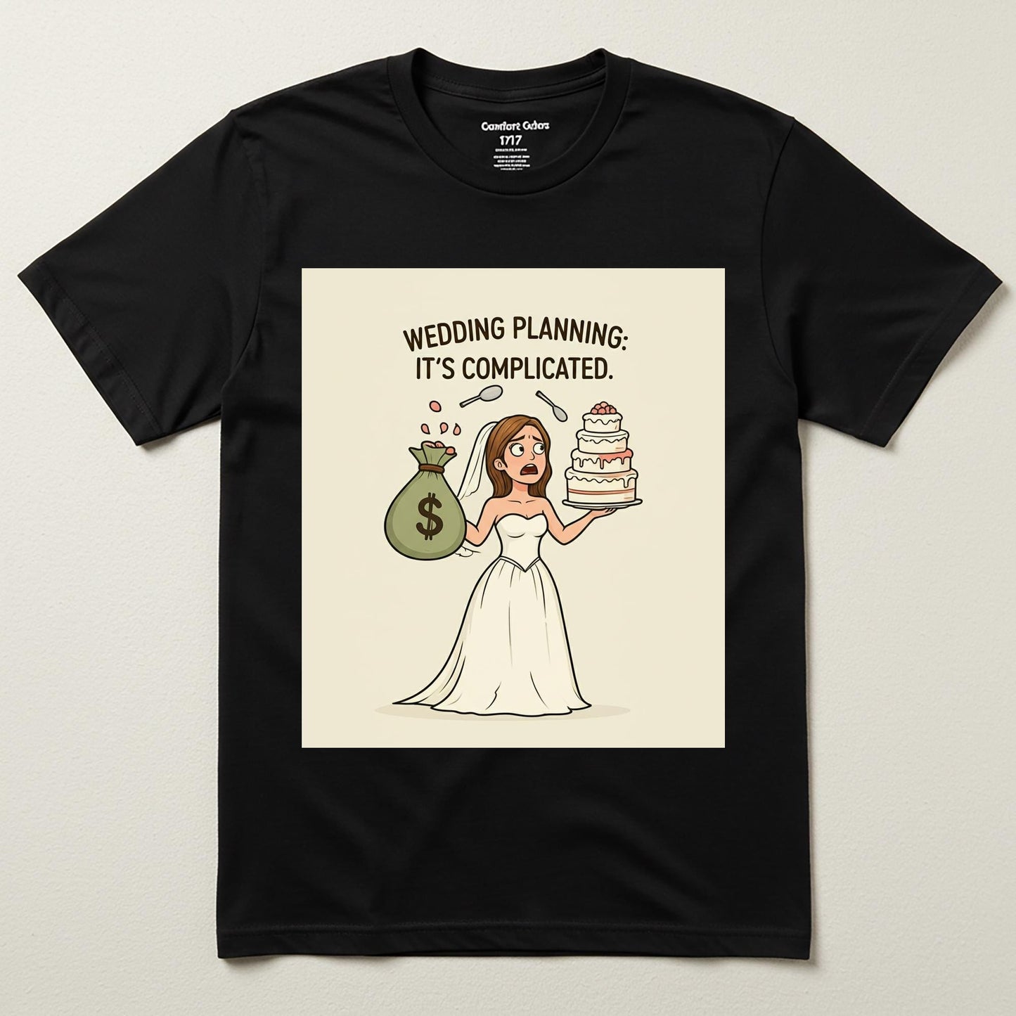 Wedding Planning It's Complicated Funny T-Shirt for Bride to Be | Relatable Engagement Humor Tee | Bridal Shower Gift Idea for Her
