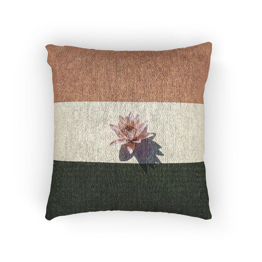 India-Inspired Boho Pillow Cover - Colorful Ethnic Cushion Case - Vibrant Home Decor with Indian Motifs for Living Room or Bedroom