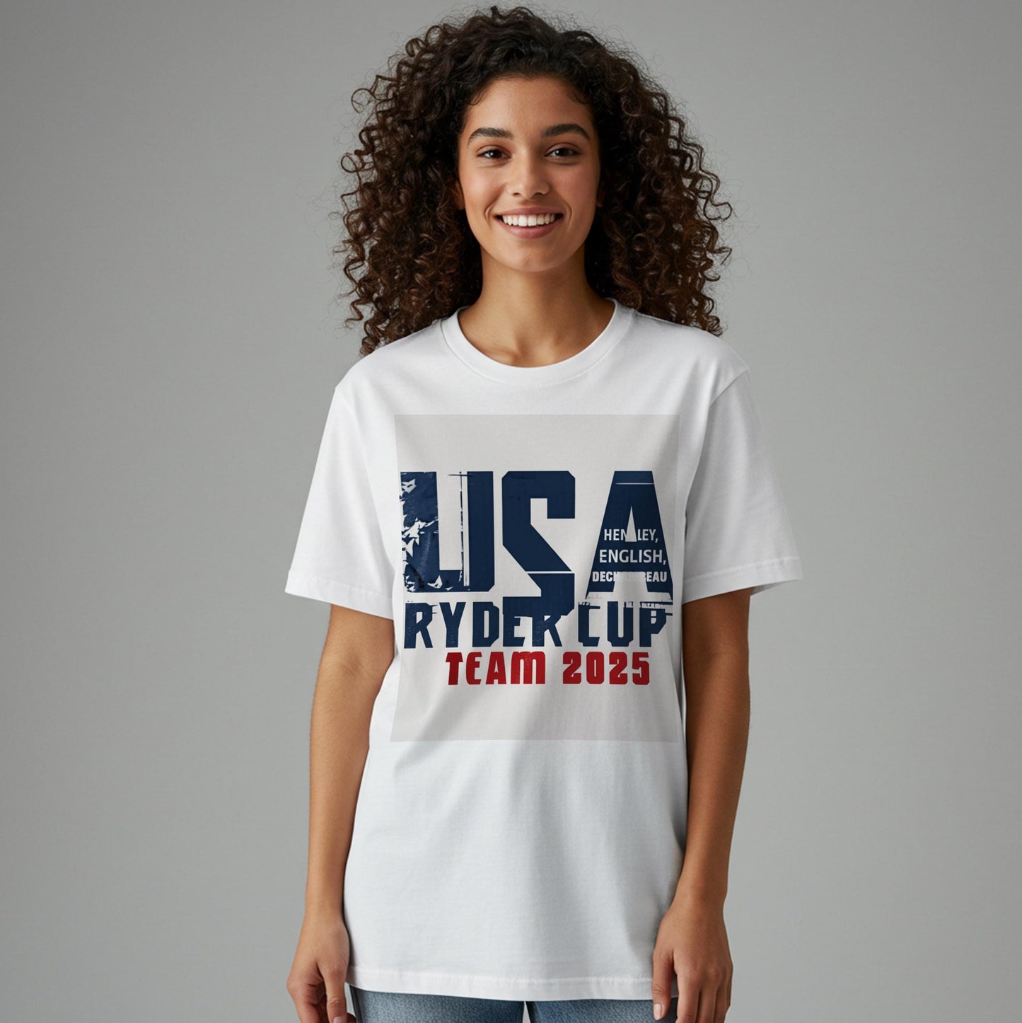 USA Ryder Cup Team 2025 Shirt | Patriotic Golf Fan Apparel | Henley English DeChambeau Tee | Distressed Unisex Design | Sports Gift