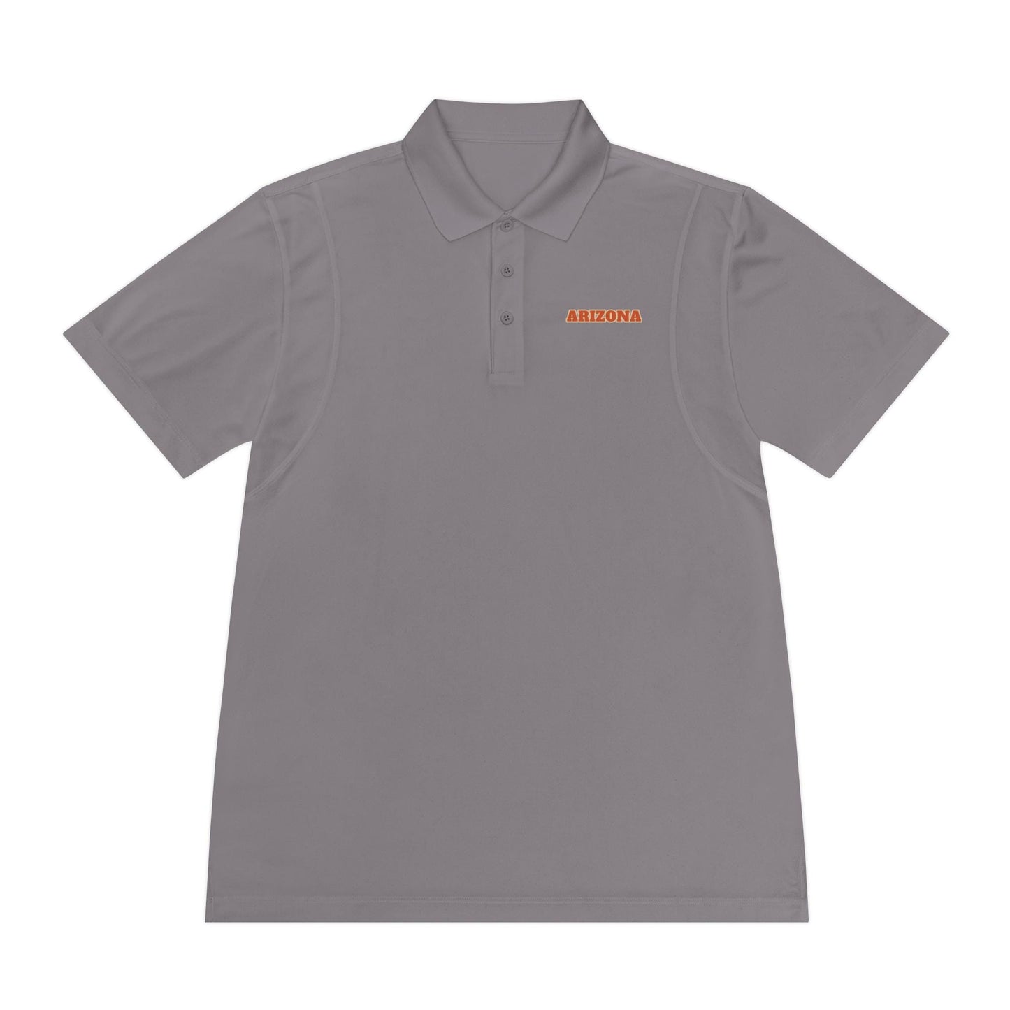 Vintage Arizona Sunset Desert Polo Shirt - Retro Saguaro Cactus & Monument Valley Design